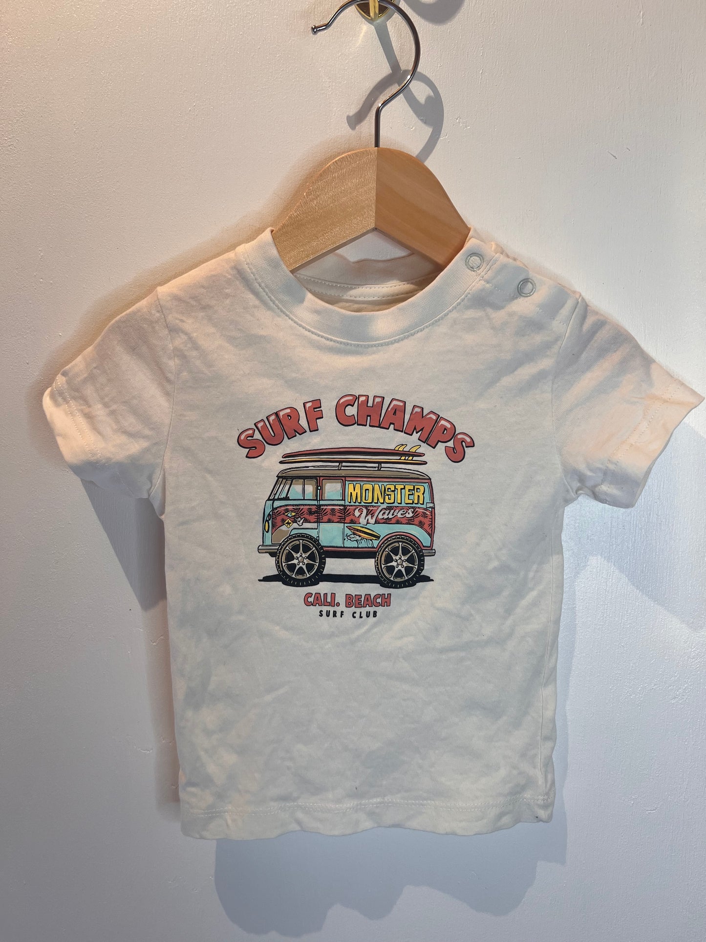 MONKEY BARS BUS TSHIRT 12M