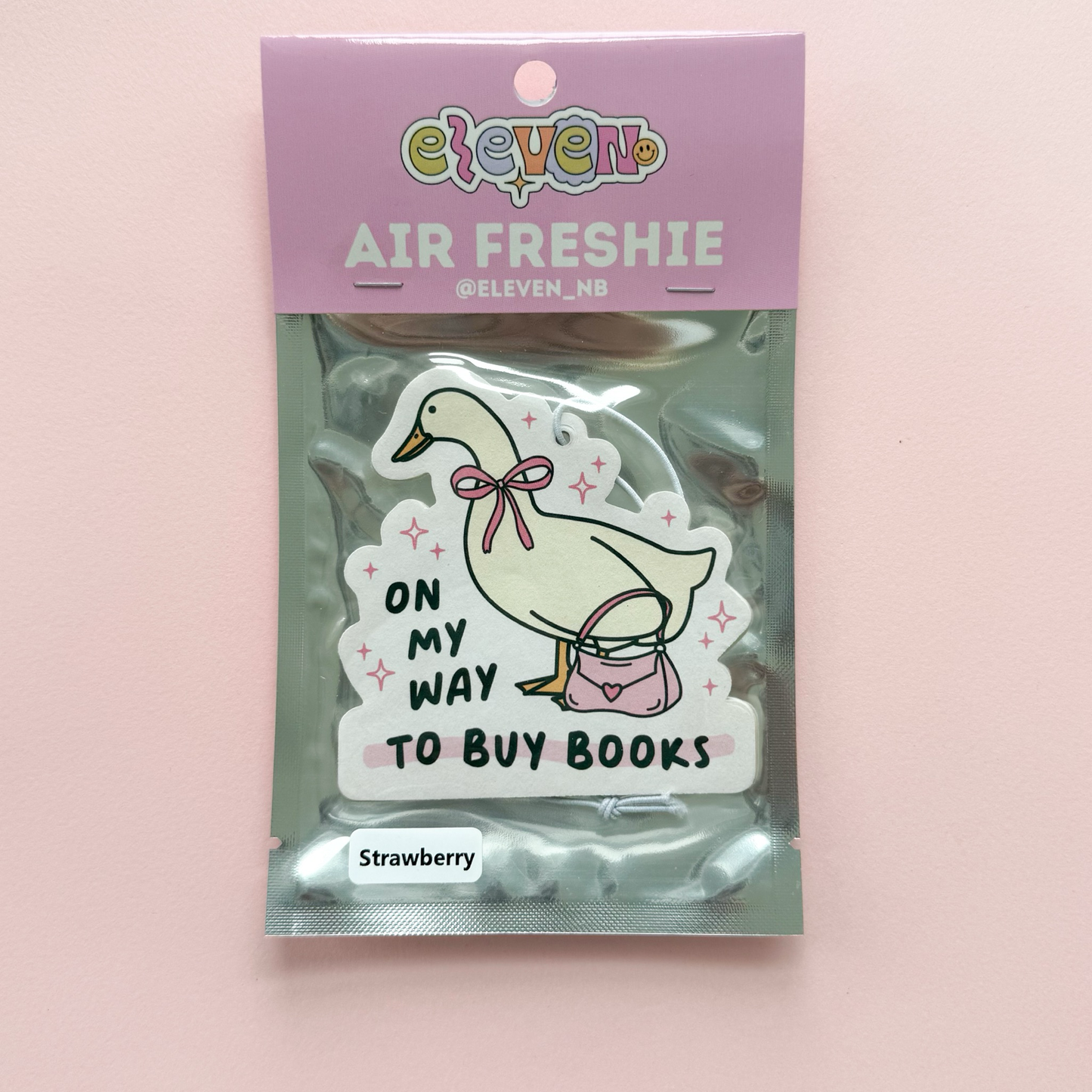 Buy Books Goose Air Freshie Strawberry Scent