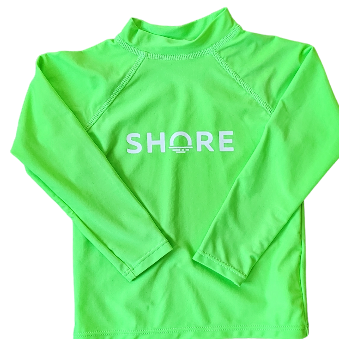 Shore Apparel Fluorescent Green - Long Sleeve