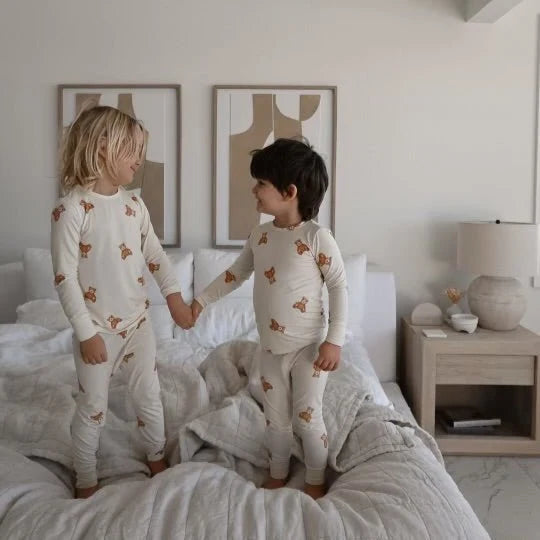 ROOBEAR BEARS BAMBOO TWO-PIECE PAJAMAS