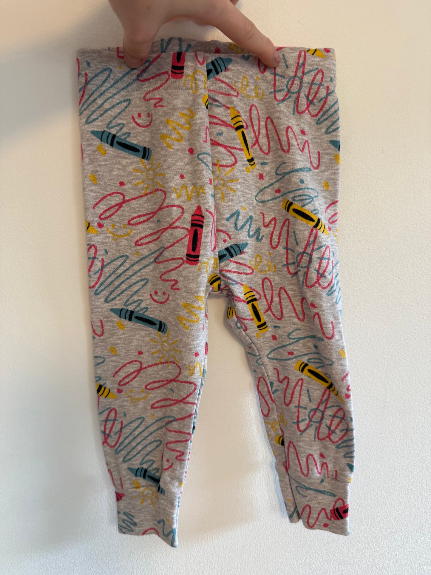 OLD NAVY CRAYON LEGGINGS SIZE 12-18M