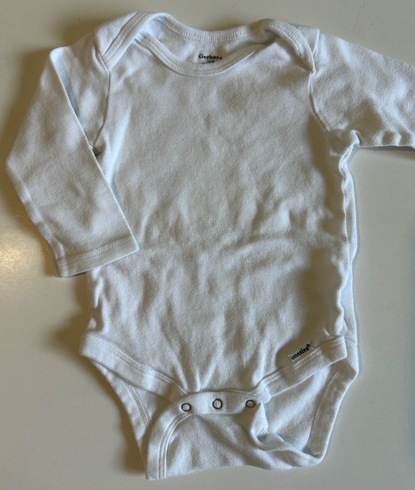 Gerber white hot sale onesies