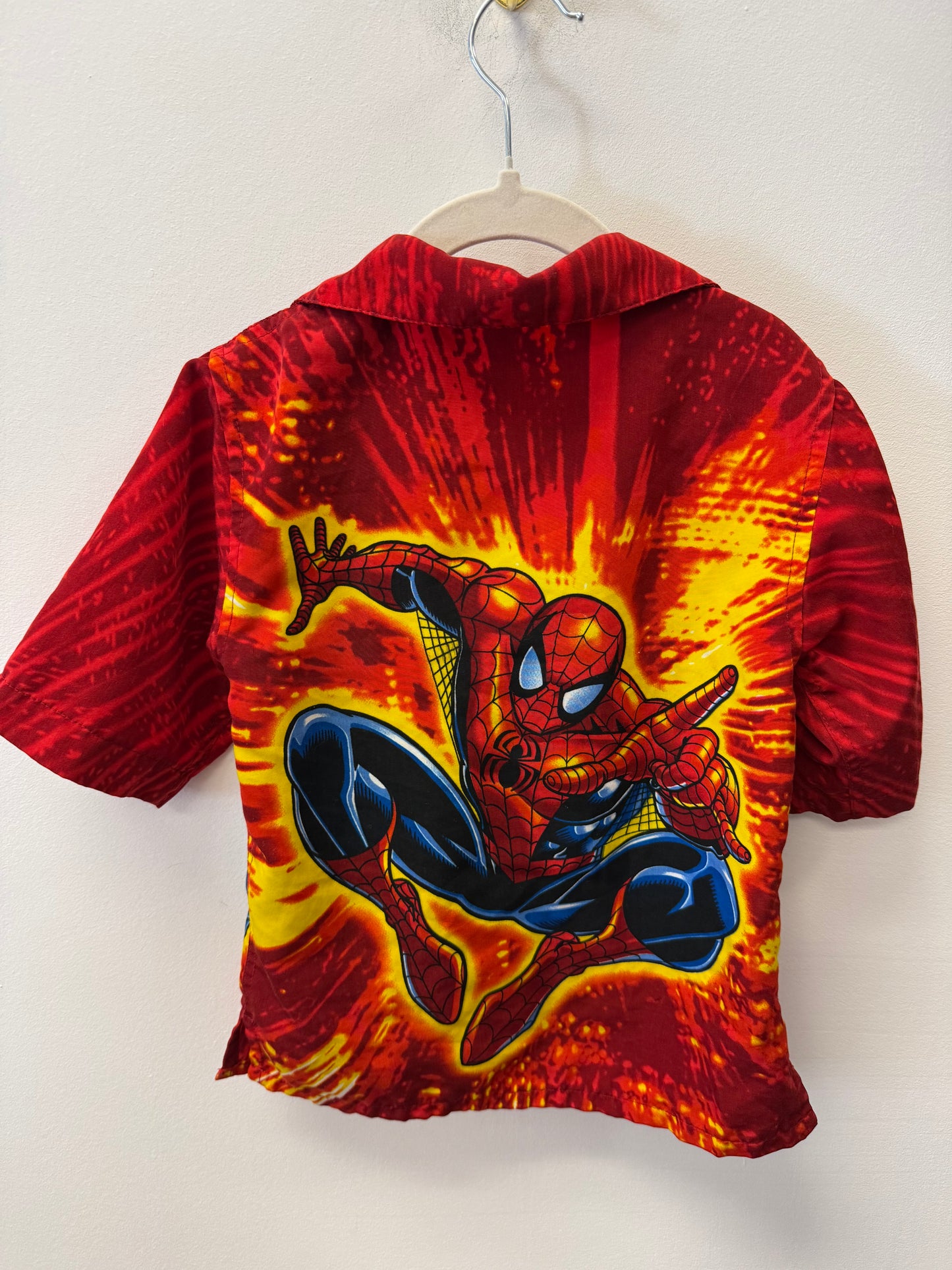 SPIDER MAN BUTTON UP SIZE 4-5