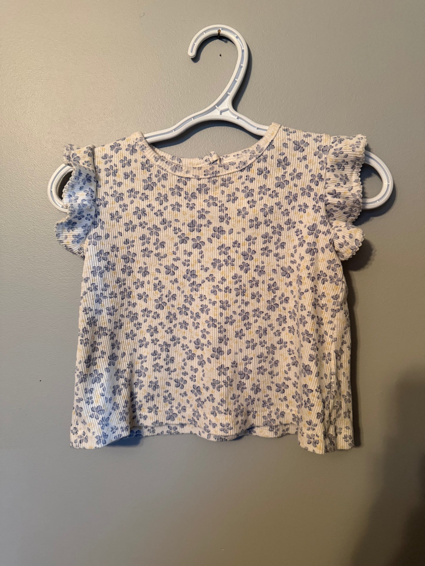 NICOLE MILLER FLORAL SHIRT SIZE 18M
