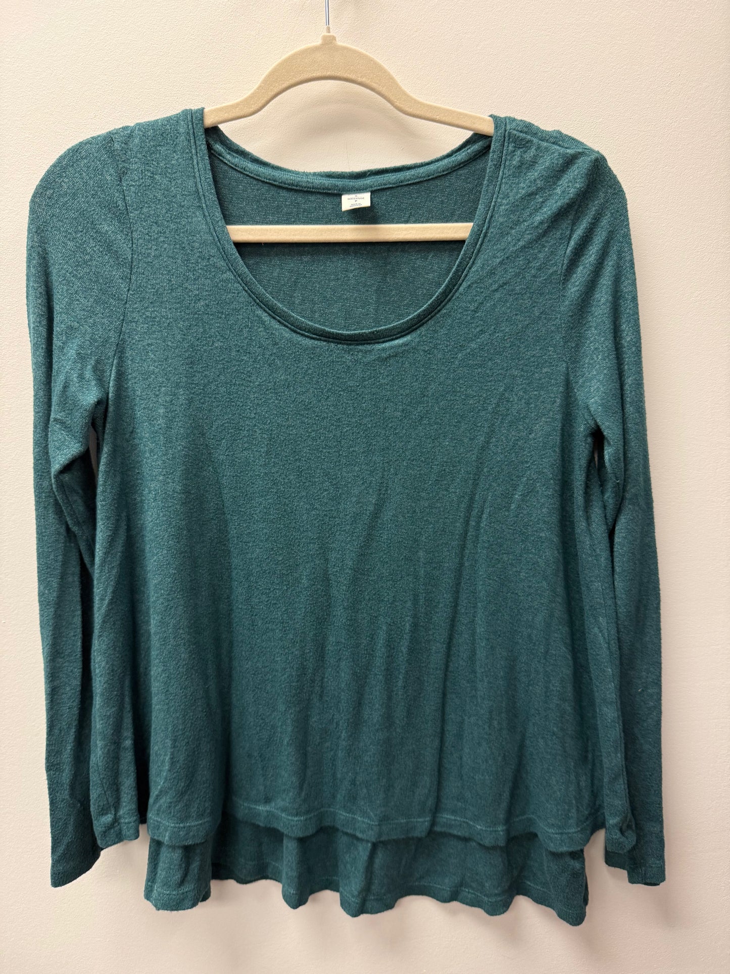 OLD NAVY GREEN MATERNITY SHIRT SIZE SMALL