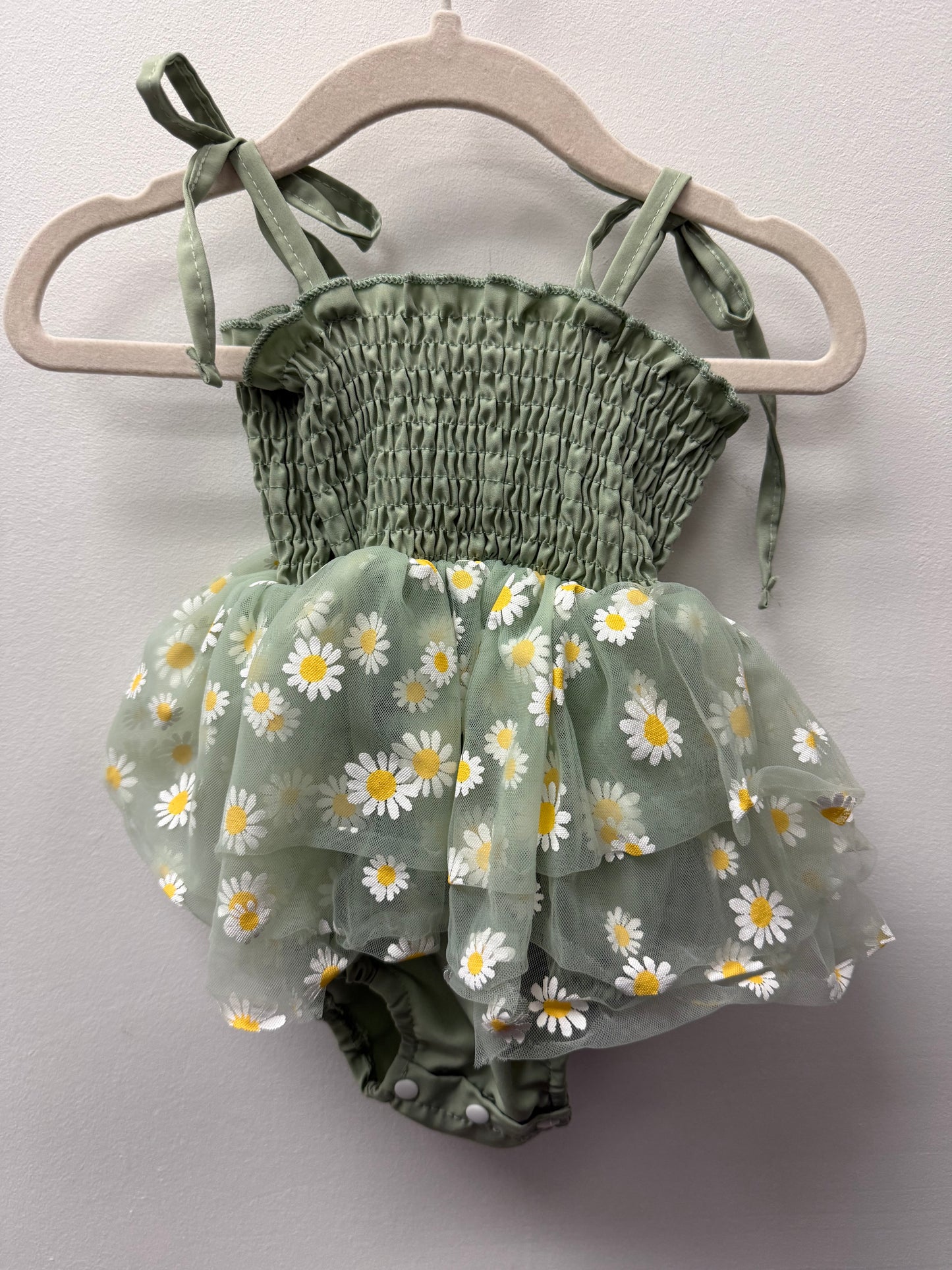 DAISY ONESIE DRESS 12-18M