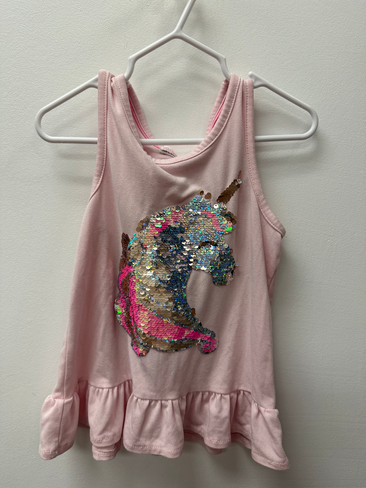 YOUNG HEARTS UNICORN TANK SIZE 5