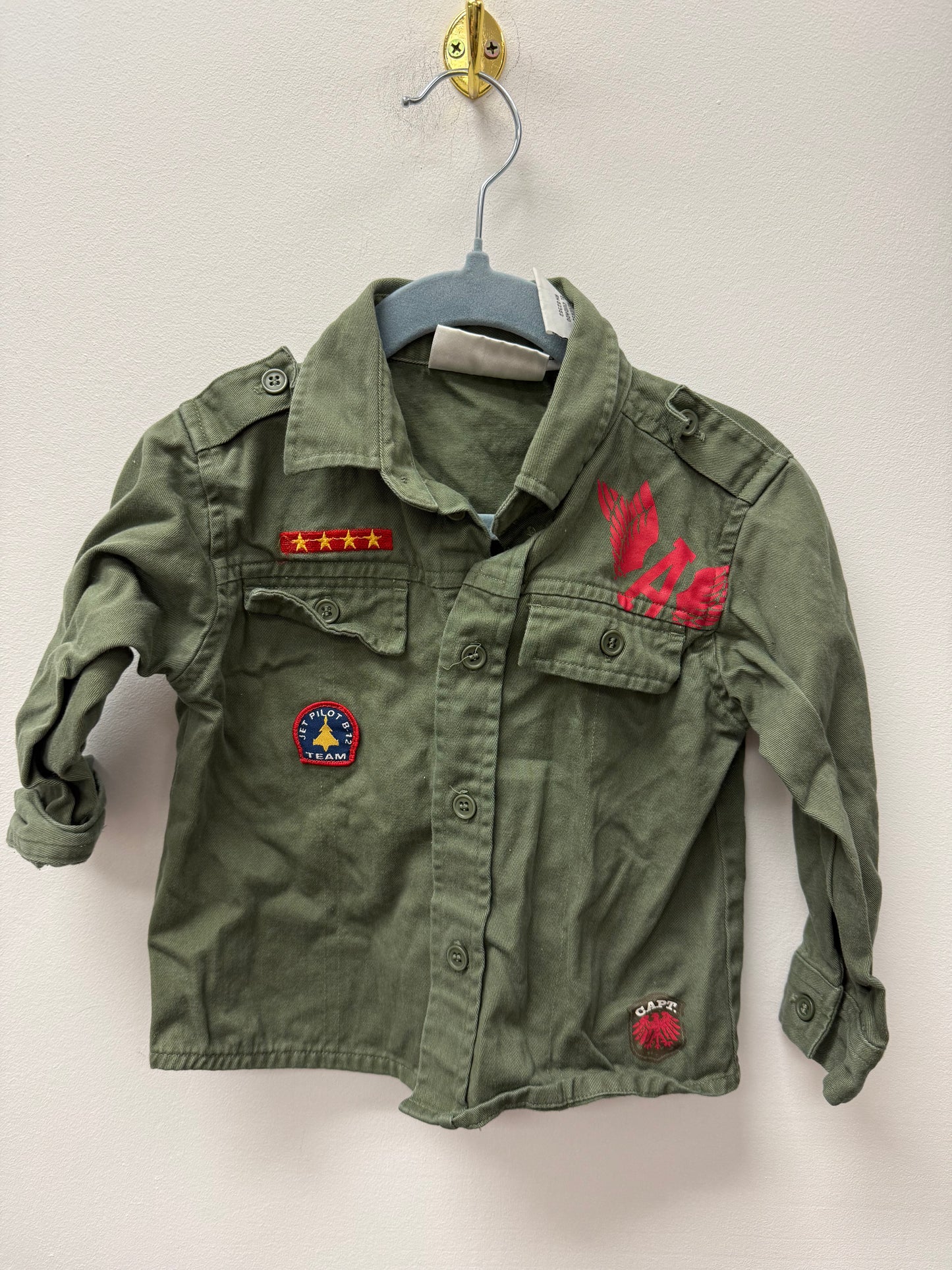 BELUGA PILOT BUTTON UP SIZE 24M