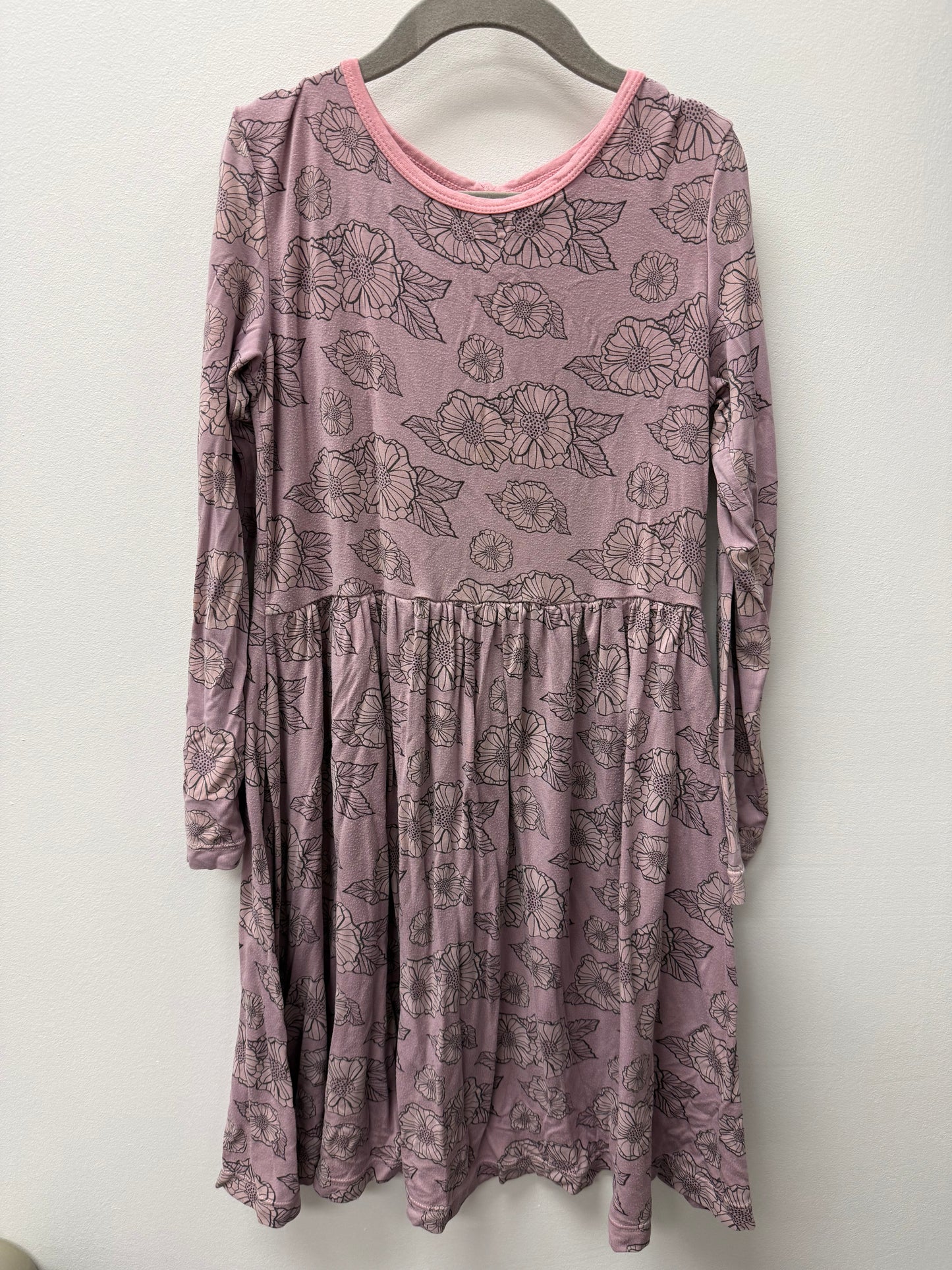 KICKEE PANTS FLORAL DRESS 6-8