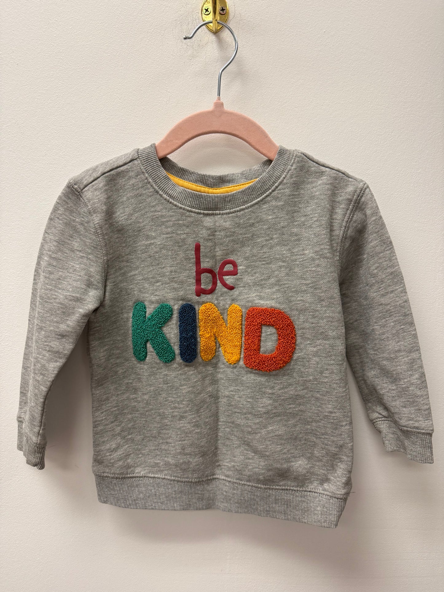 GEORGE "BE KIND" CREW SIZE 2T