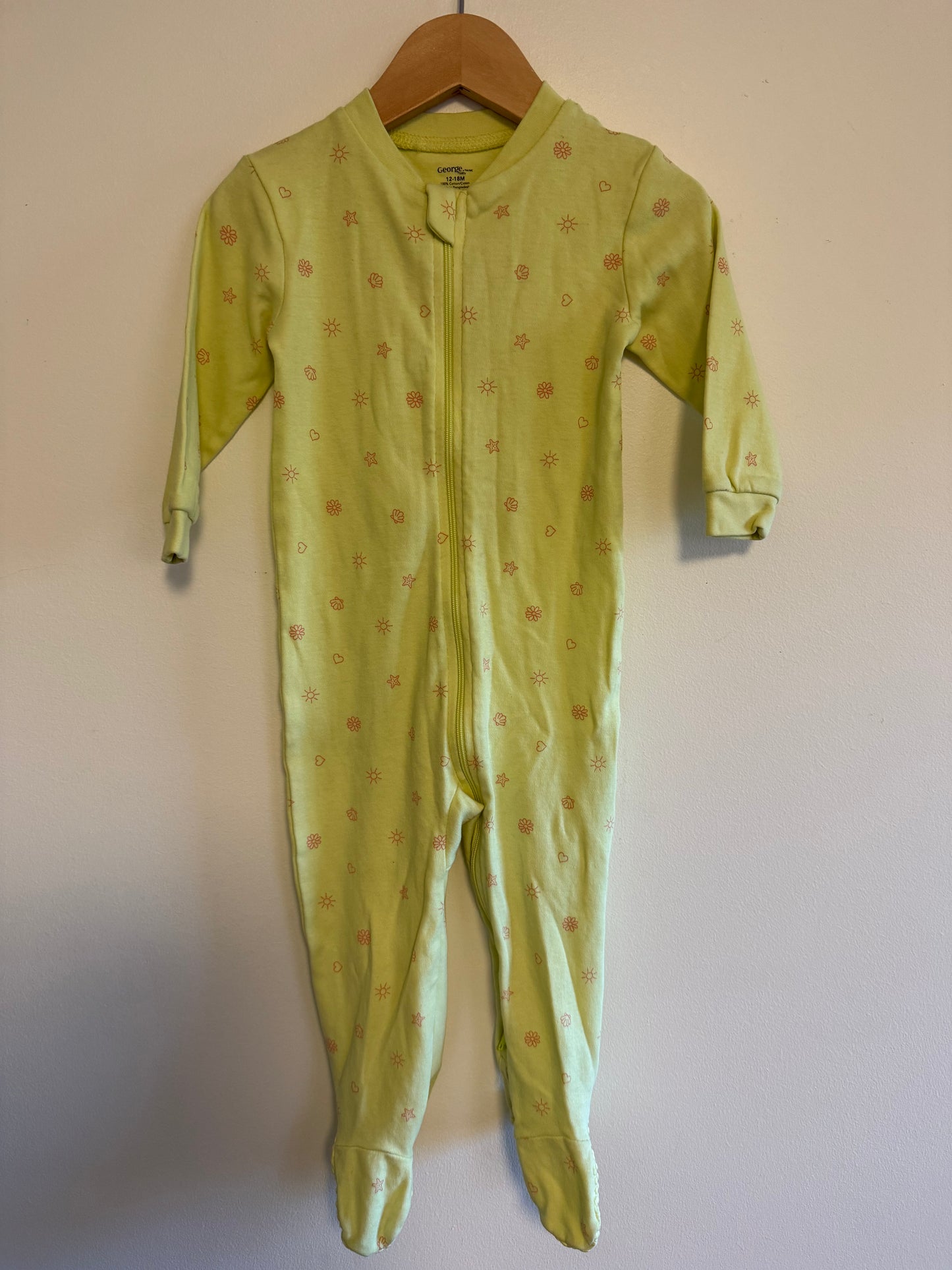 GEORGE SEA SHELL SLEEPER SIZE 12-18M