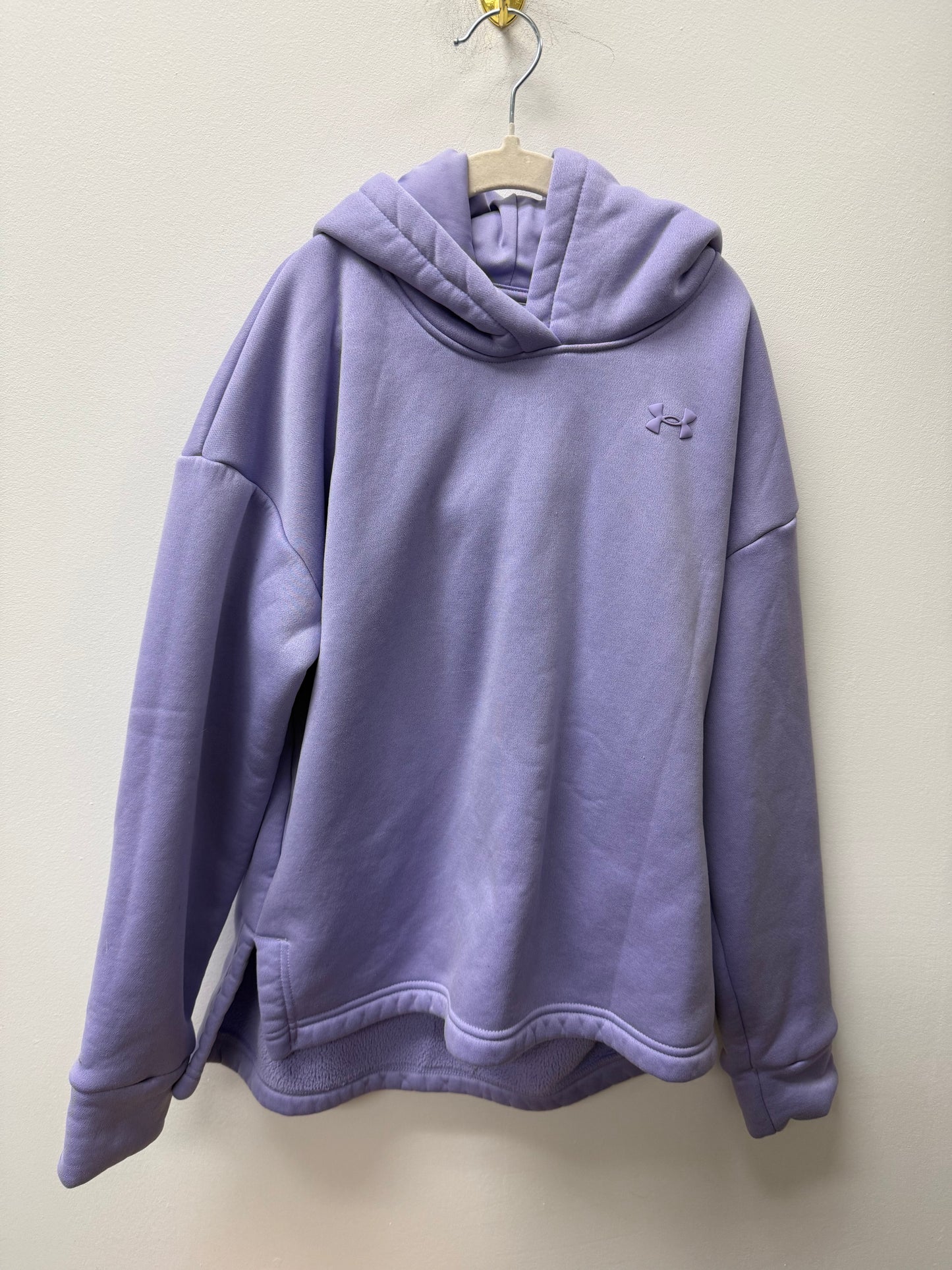 UNDER ARMOUR LINED PURPLE HOODED SIZE 10-12
