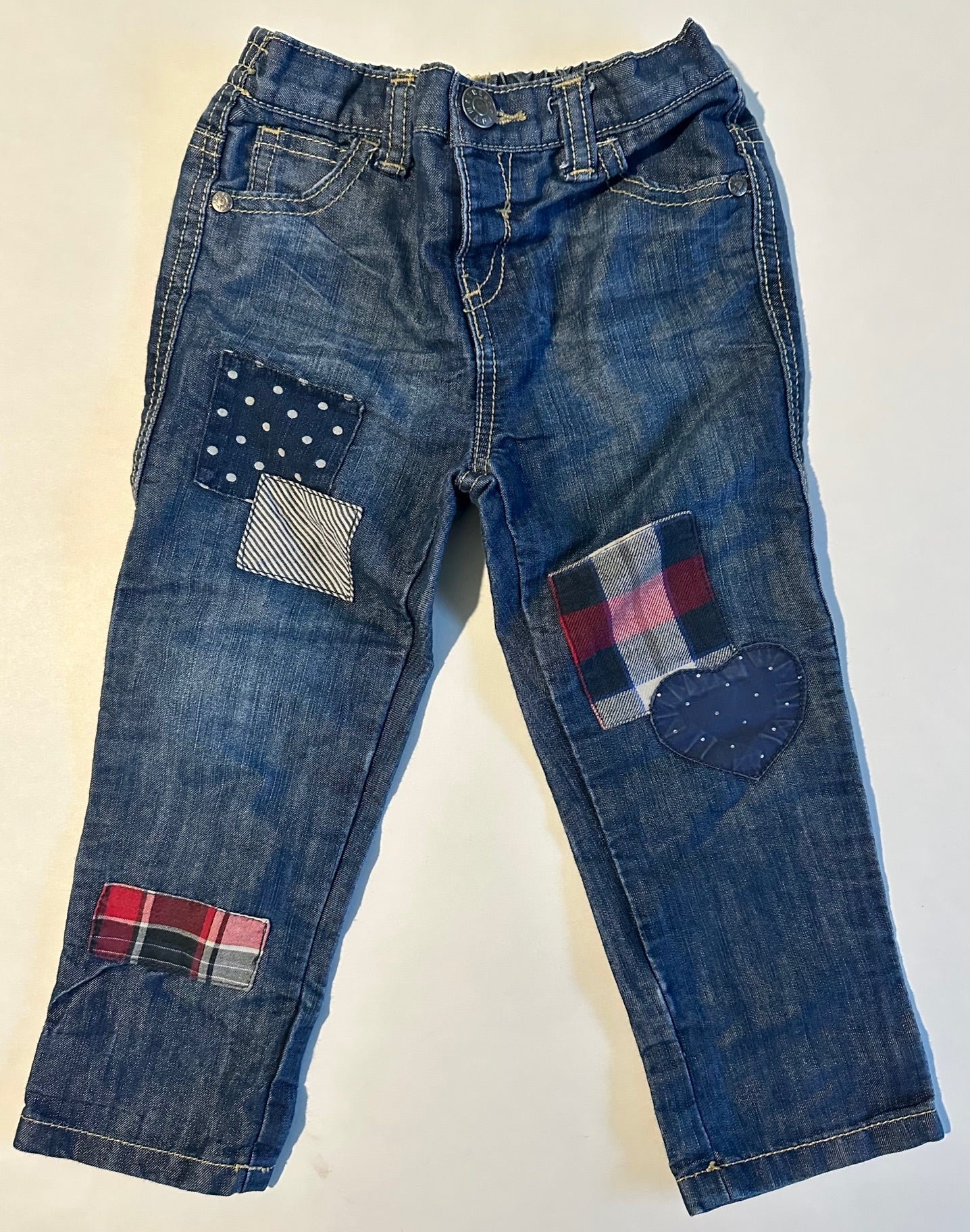 Joe Fresh, Patchwork Jeans - 18-24 Months