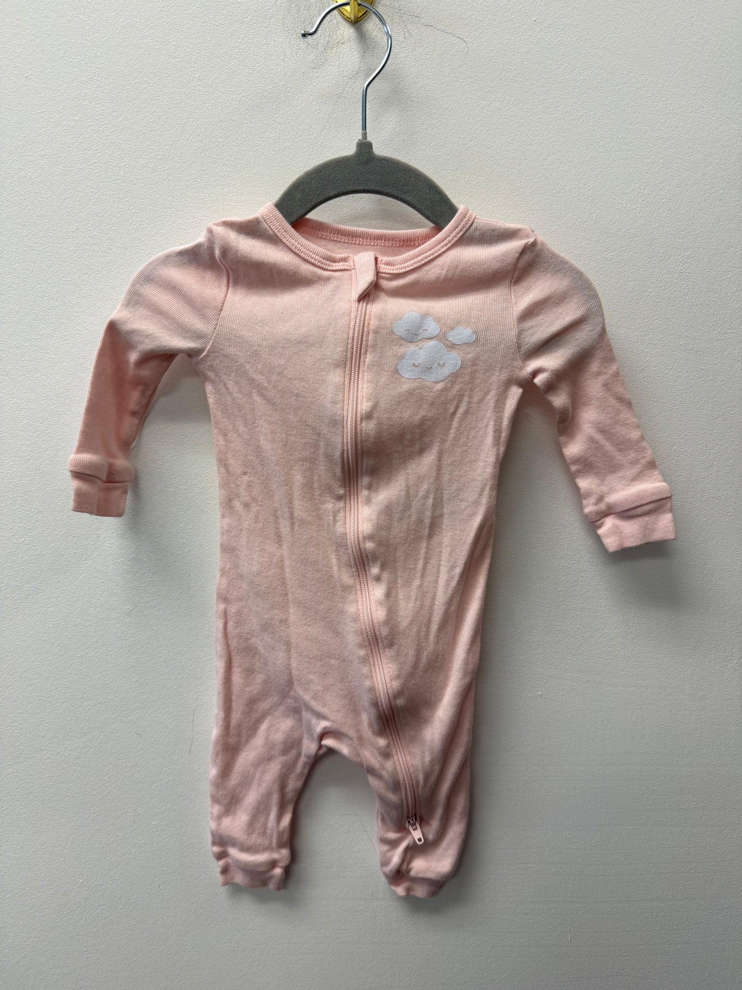 JOE FRESH PINK CLOUD SLEEPER SIZE 0-3M