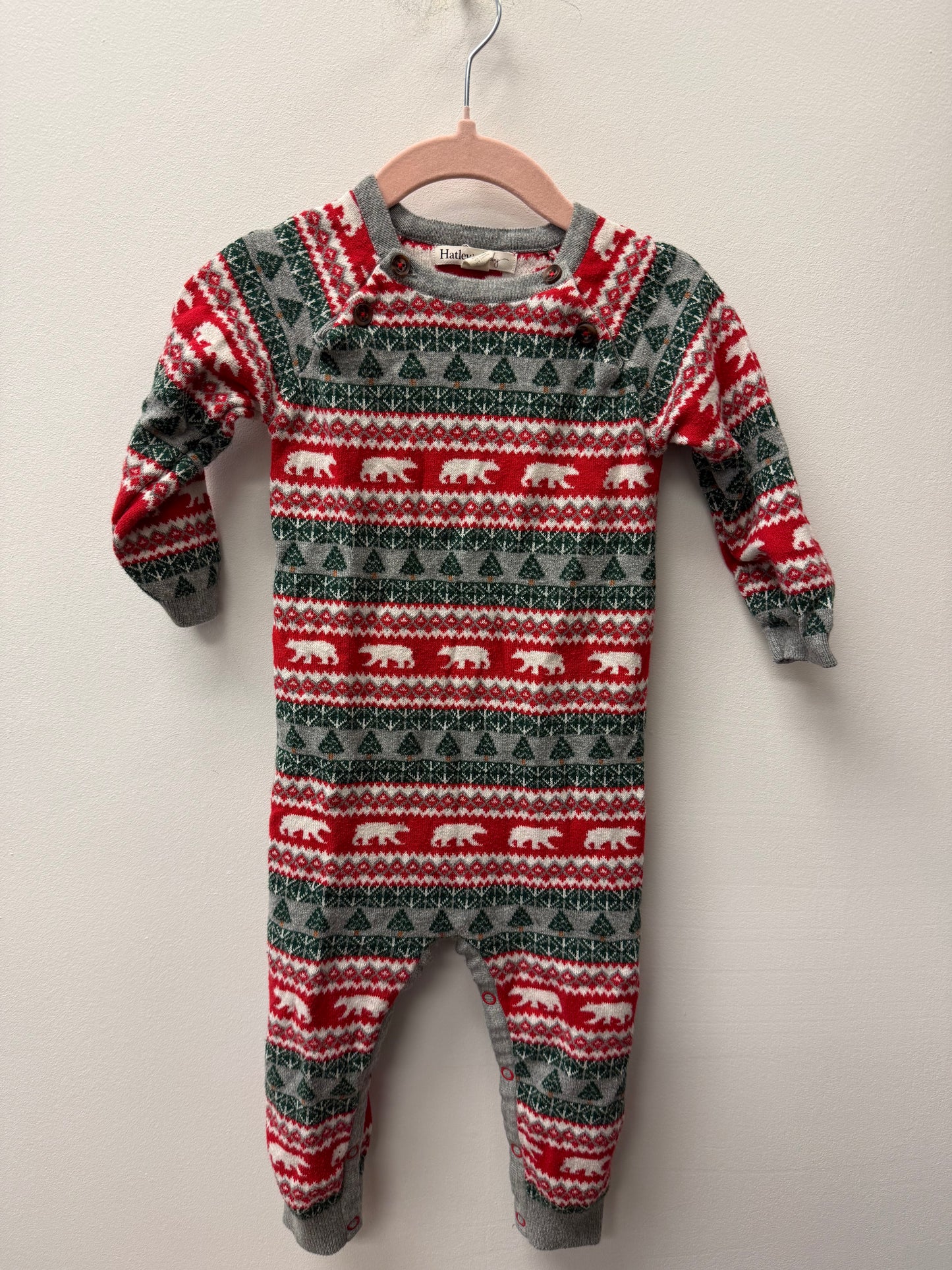 HATLEY KNITTED ONE PIECE SIZE 12-18M