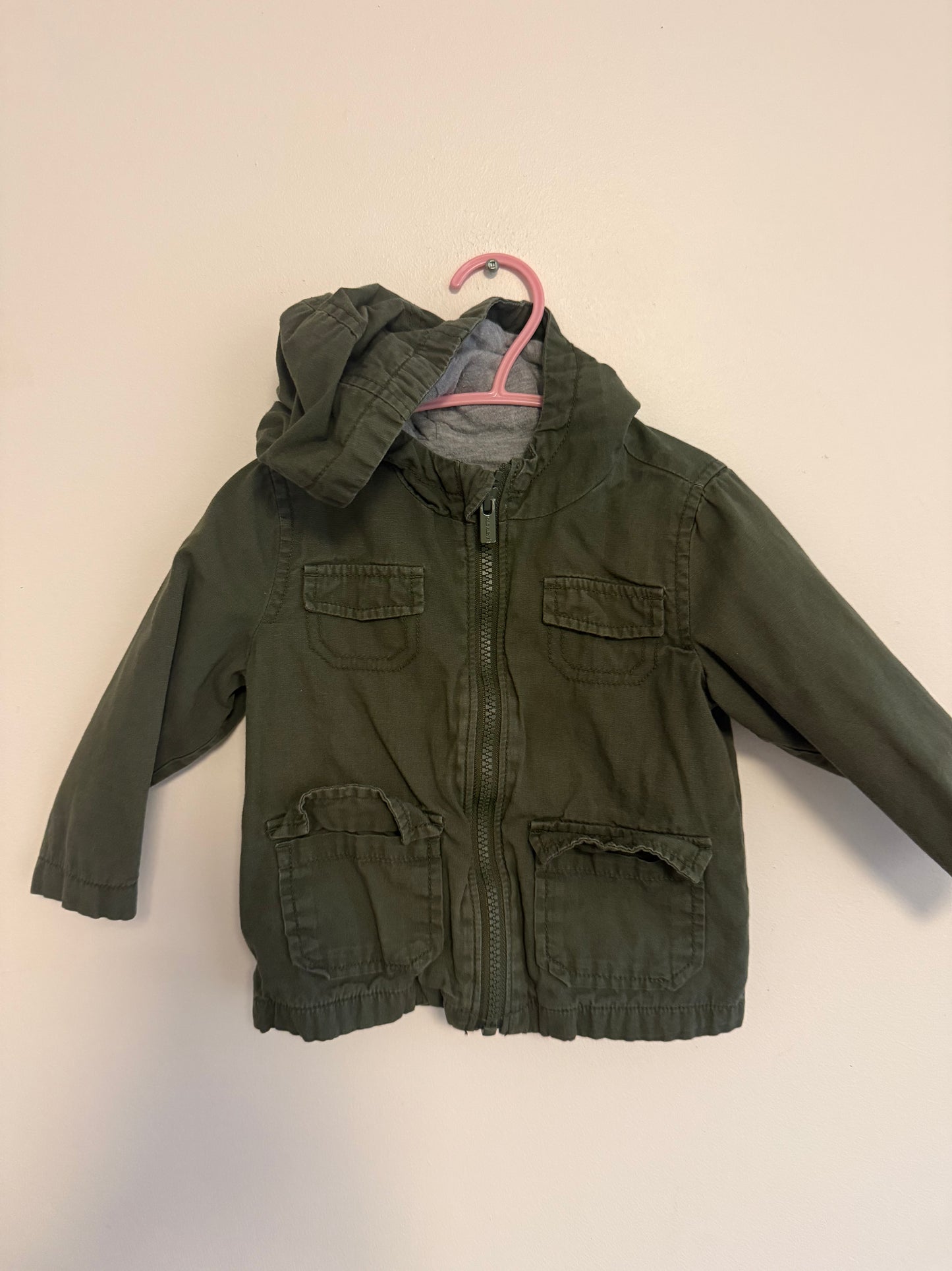 OLD NAVY GREEN JACKET SIZE 18-24M
