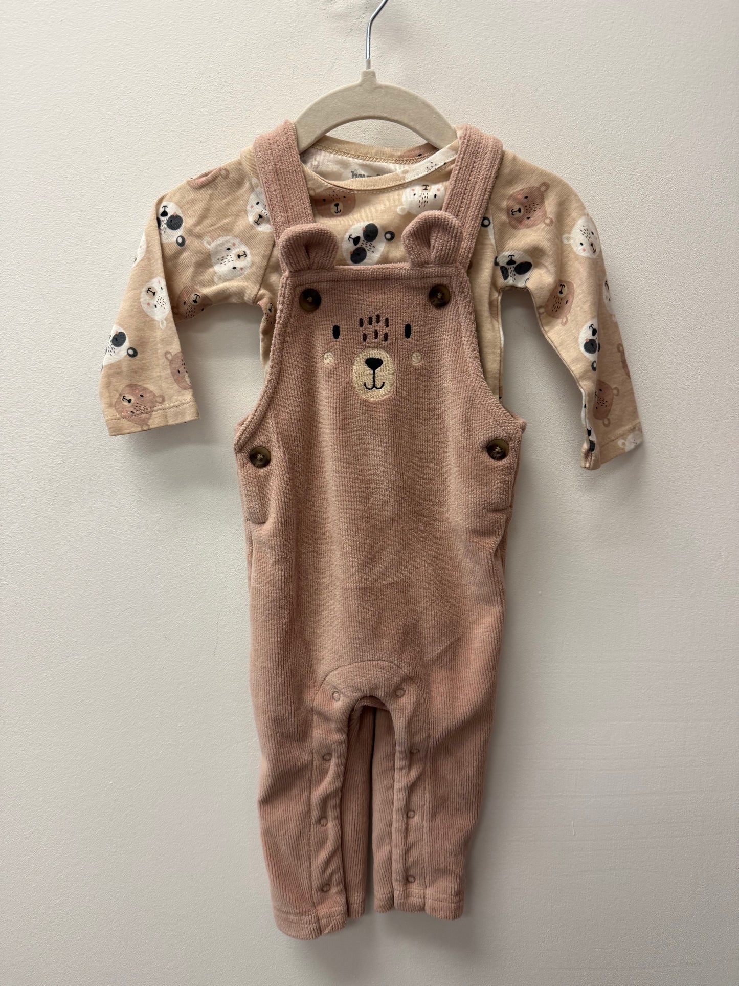 BUNDLES BABY PLACE OVERALL OUTFIT SIZE 3-6MM