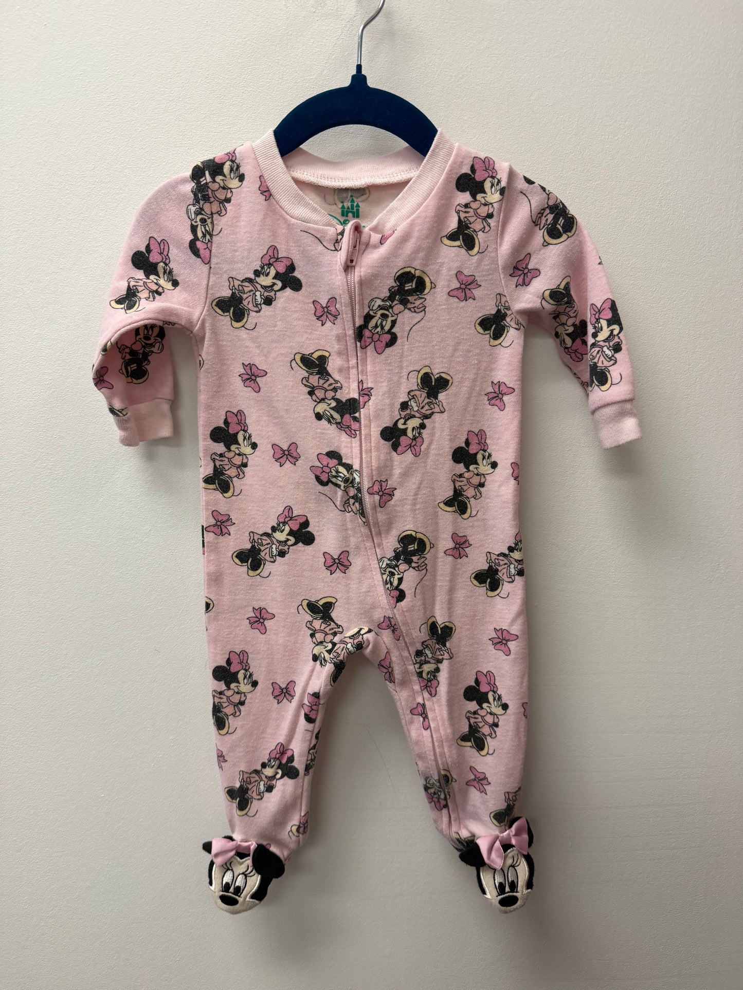 DISNEY BABY MINNIE MOUSE SLEEPER SIZE 0-3M