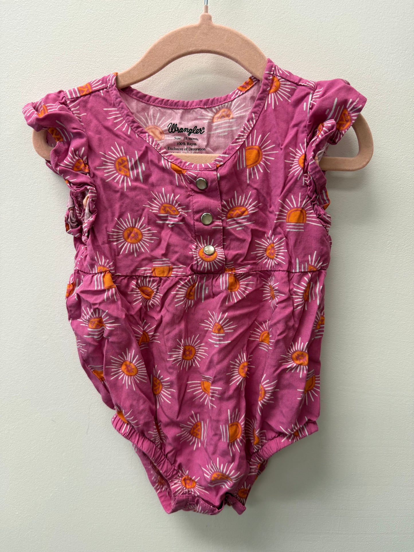 WRANGLER SUNSHINE ONESIE SIZE 18M