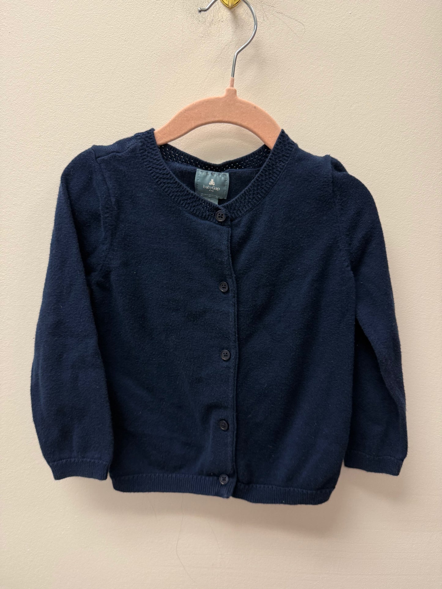 BABY GAP BLUE CARDIGAN SIZE 2T