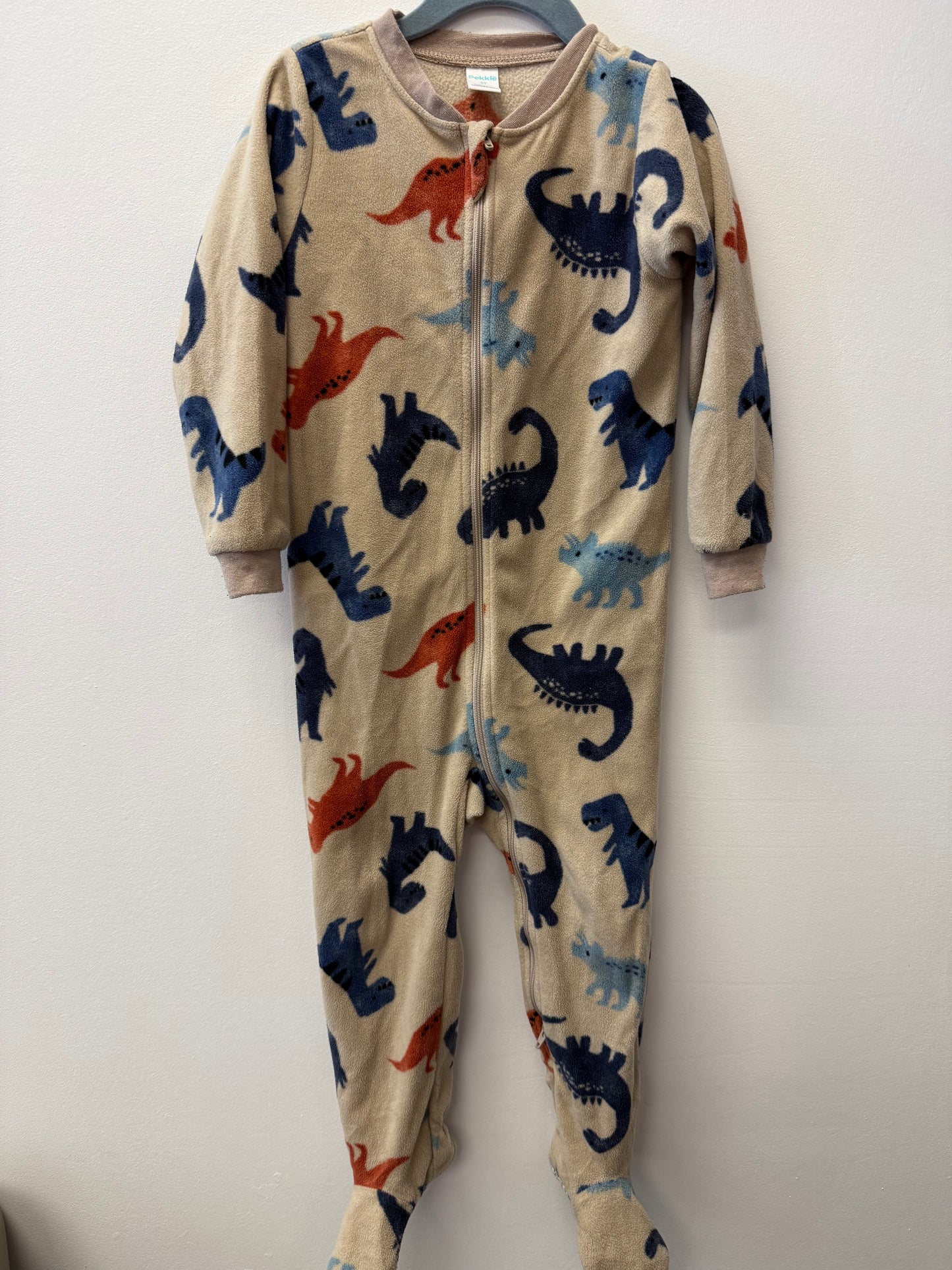 PEKKLE FLEECE DINO SLEEPER SIZE 3T