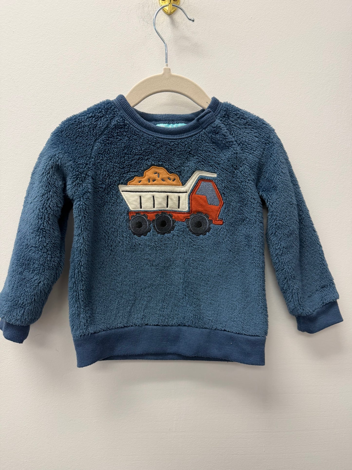 PEKKLE TRUCK SWEATER SIZE 18M
