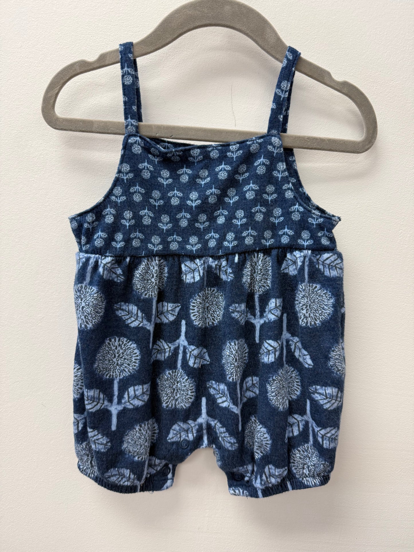 CARTERS BLUE ROMPER SIZE 3-6M