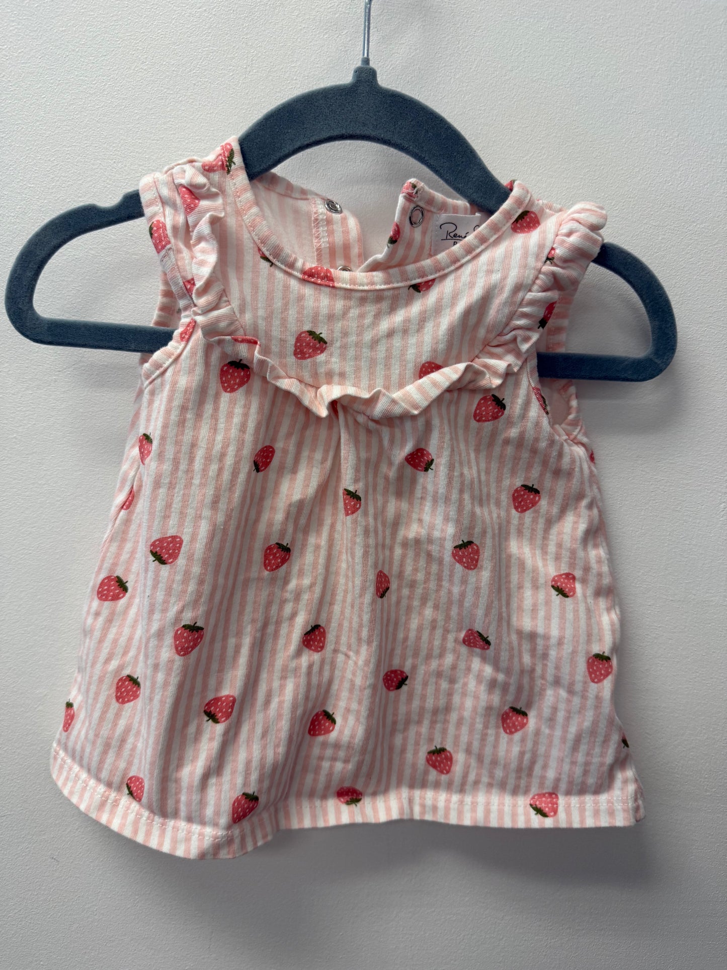 RENE ROFE STRAWBERRY TANK SIZE 3-6M