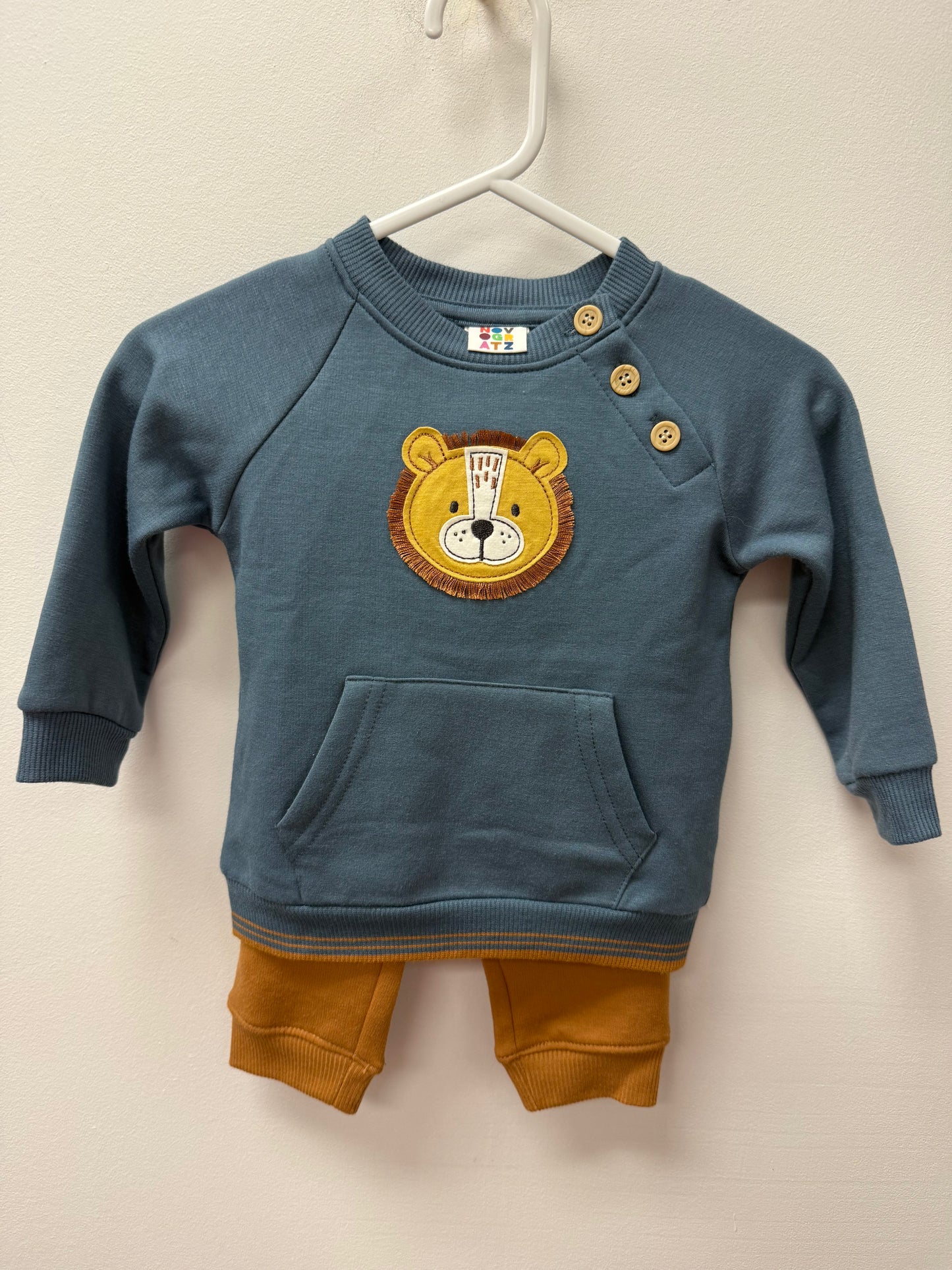 NWOT NOVOGRATZ LION OUTFIT SIZE 6-9M