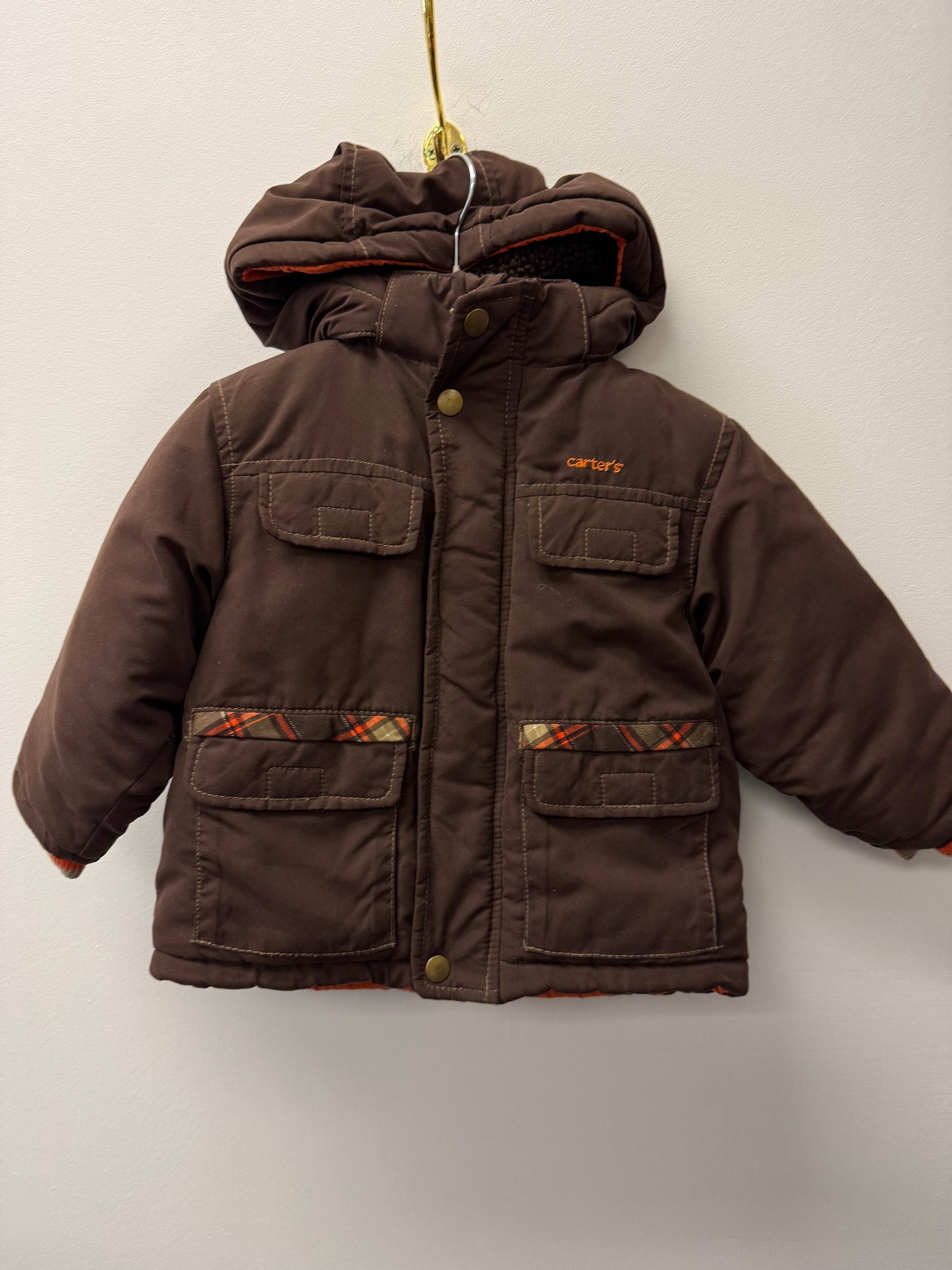 CARTERS FLEECE LINED JACKET SIZE 18M