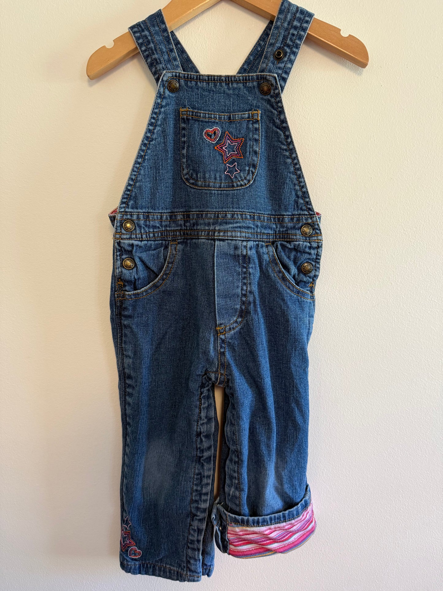 VINTAGE BUM EQUIPMENT OVERALLS SIZE 18M