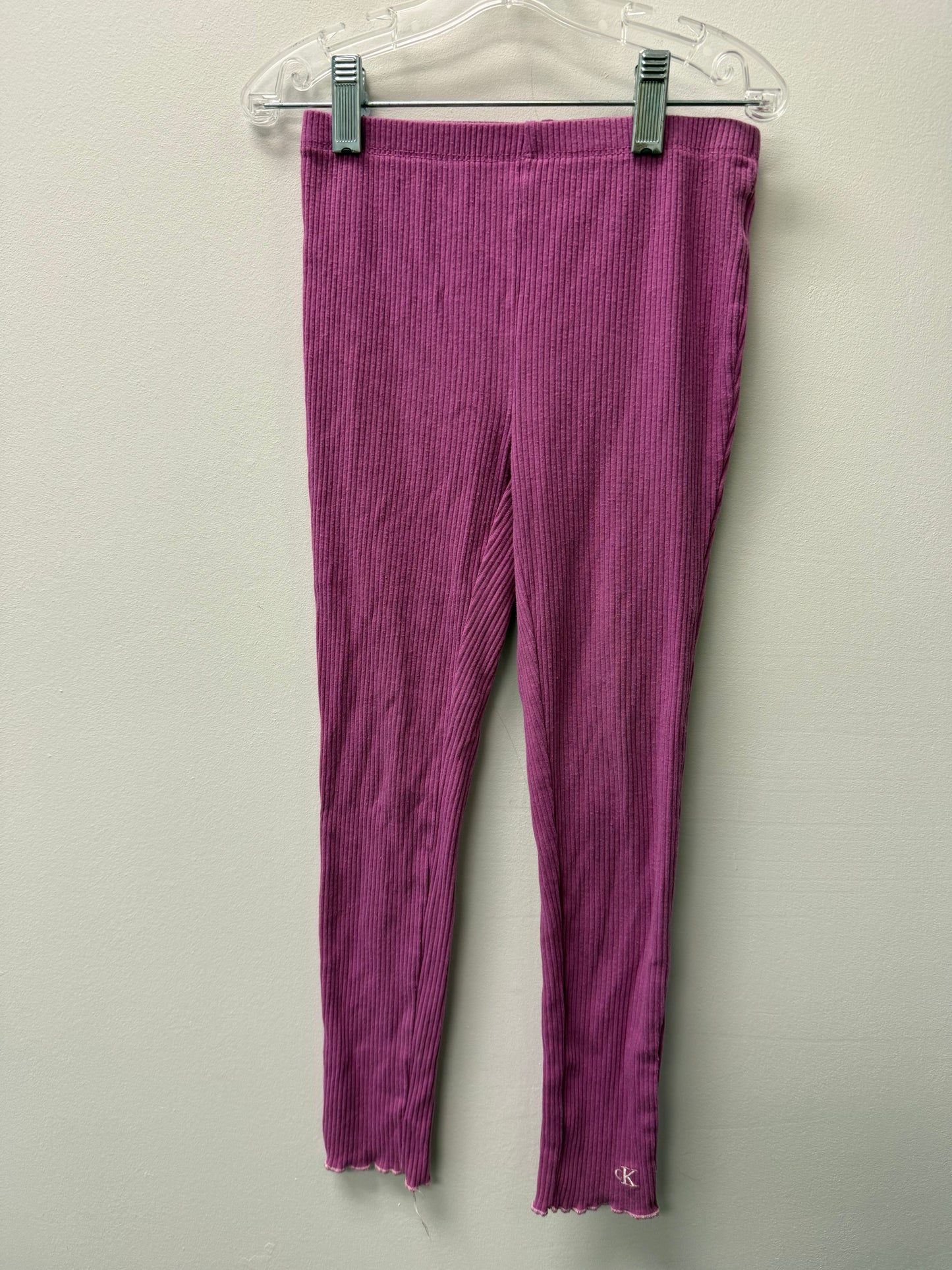 CALVIN KLEIN RIBBED LEGGINGS SIZE 7