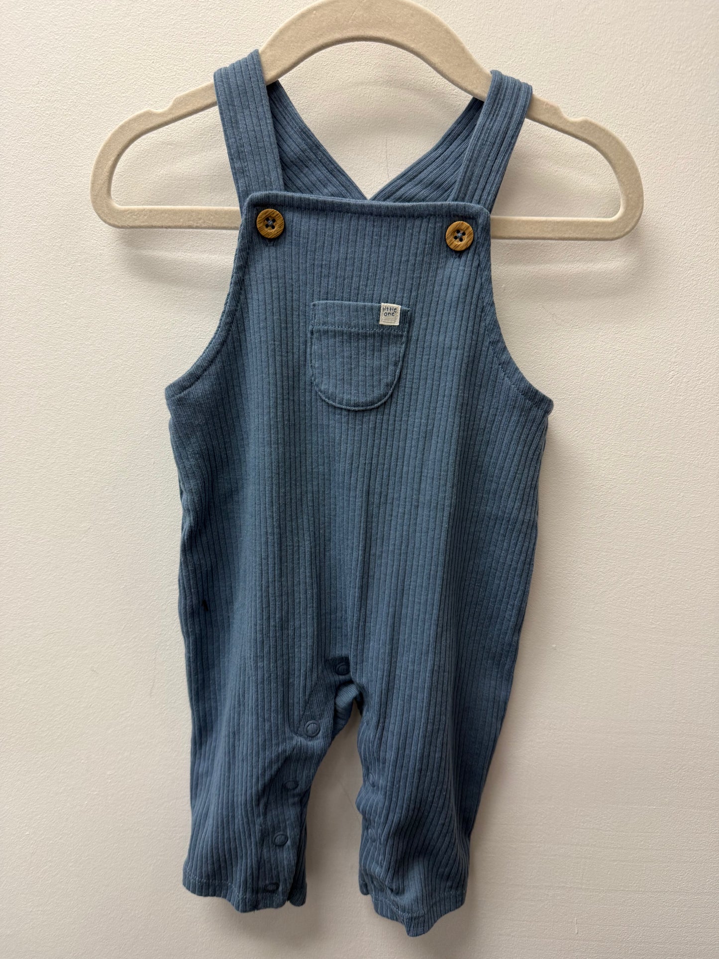CARTERS RIBBED OVERALLS SIZE 3M