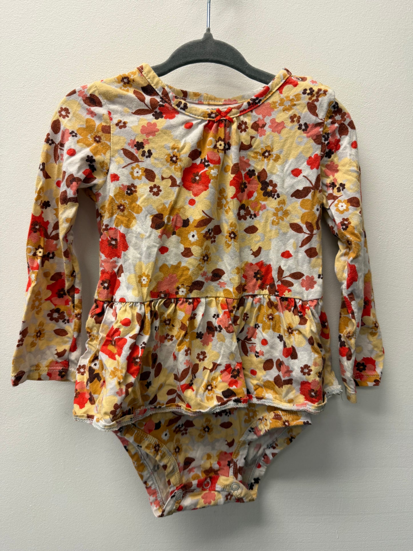 CARTERS FLORAL ONESIE DRESS SIZE 24M
