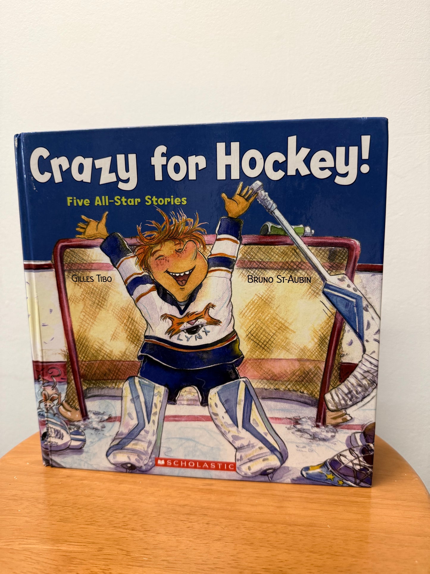 CRAZY FOR HOCKEY 5 STORY HARDCOVER BOOK