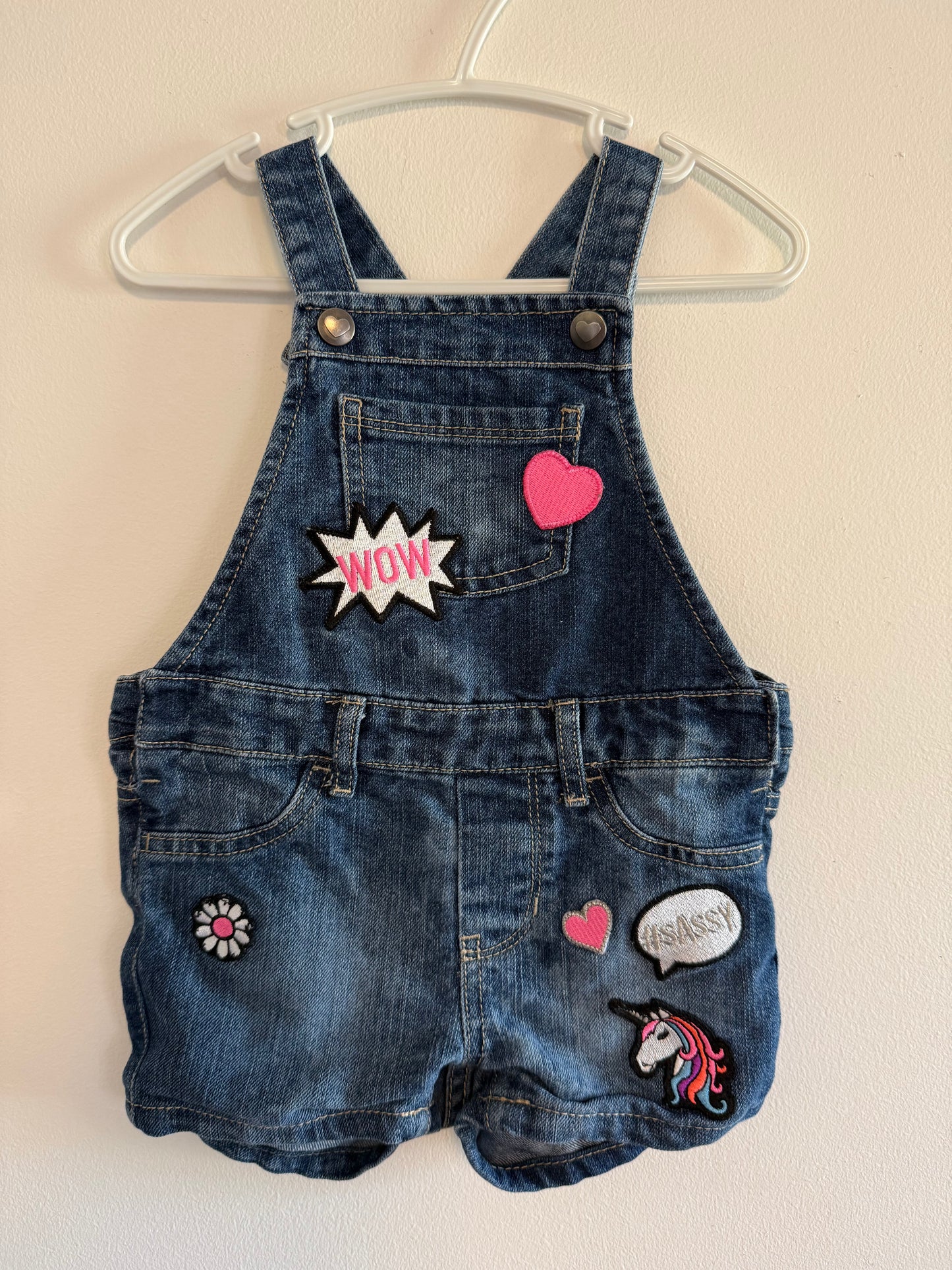 CHILDRENS PLACE SHORTALLS SIZE 2T
