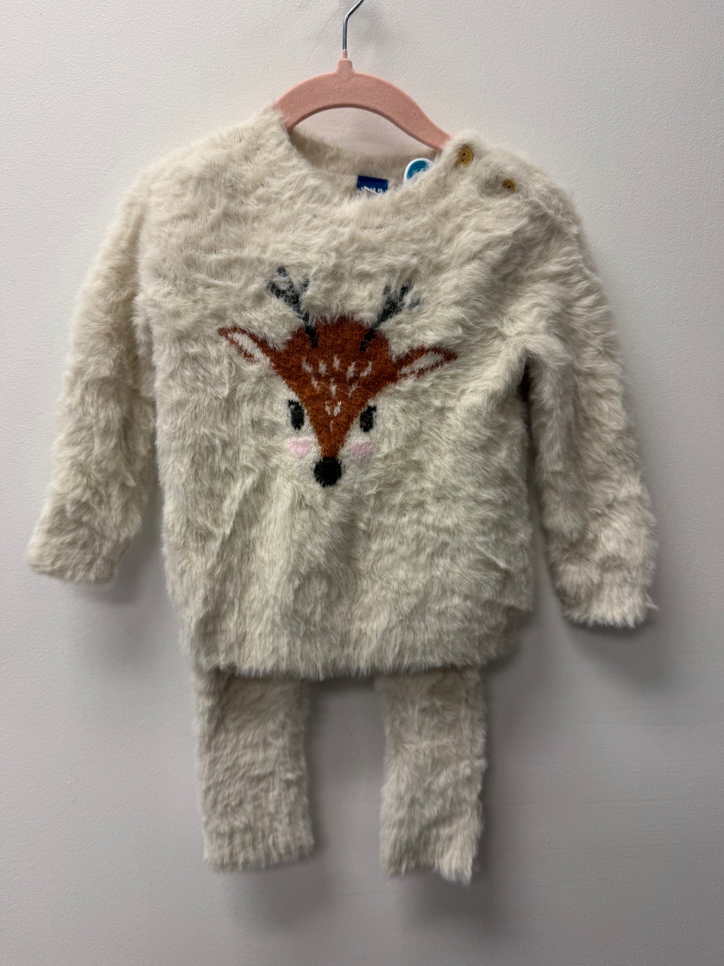 OLD NAVY DEER OUTFIT SIZE 12-18M