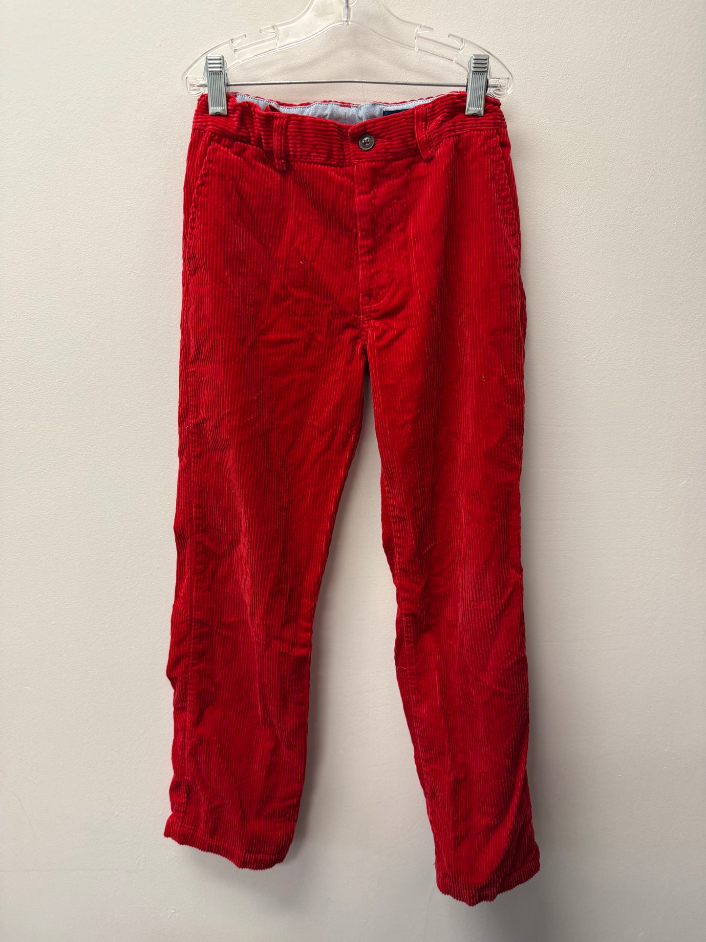 RALPH LAUREN RED CORDAROY JEANS SIZE 12