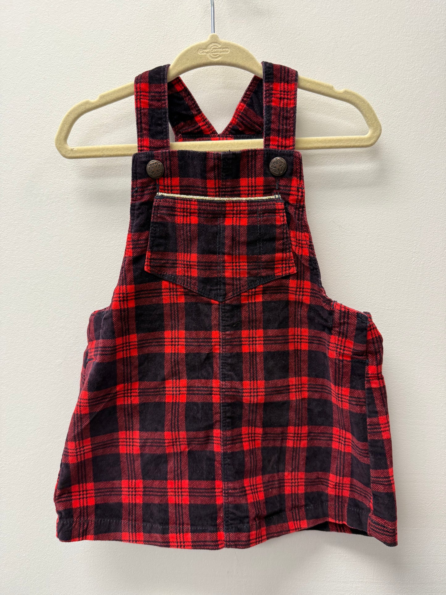 OSHKOSH PLAID SKIRTALL SIZE 18M