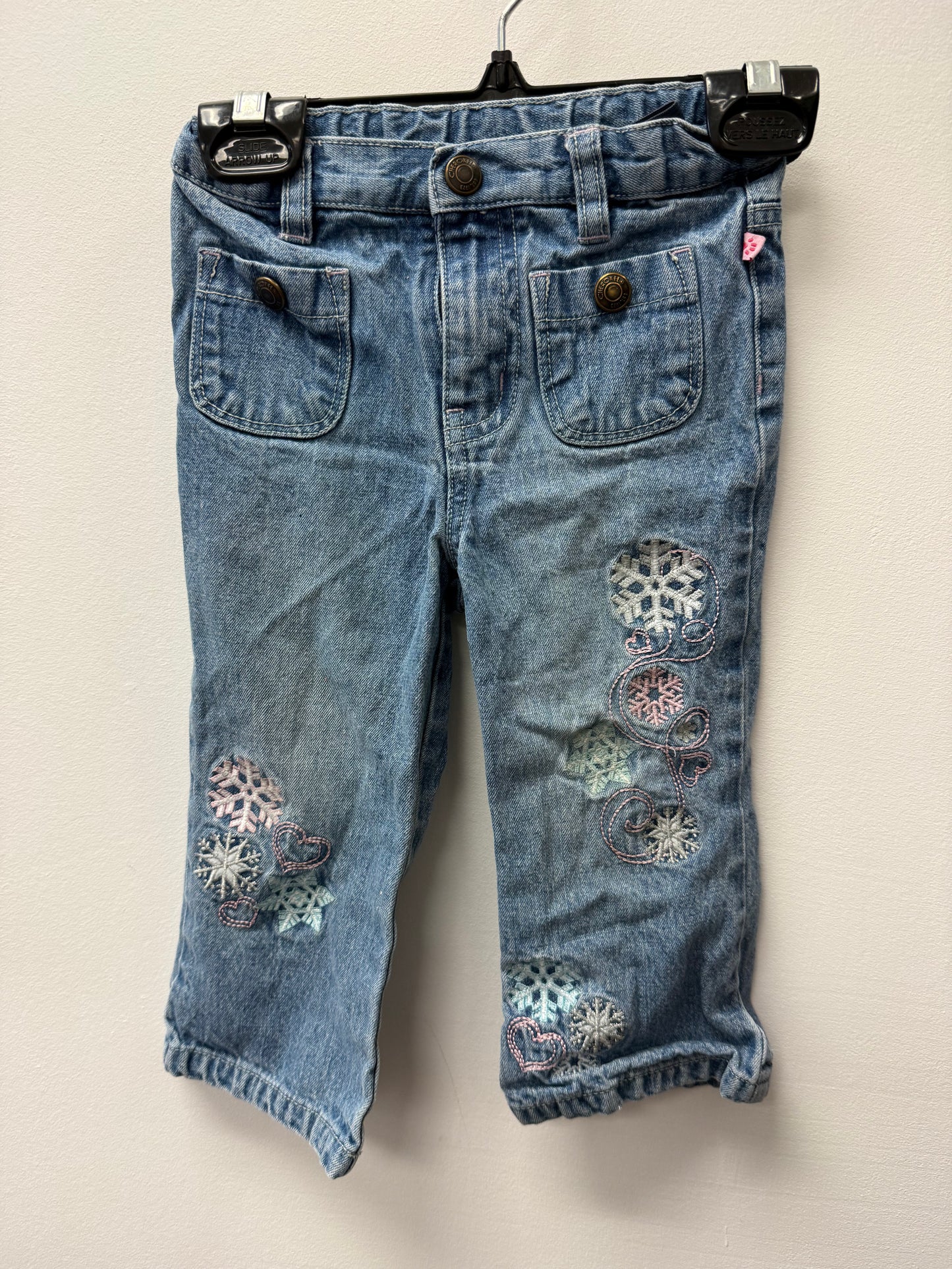CHEROKEE SNOWFLAKE JEANS SIZE 12M