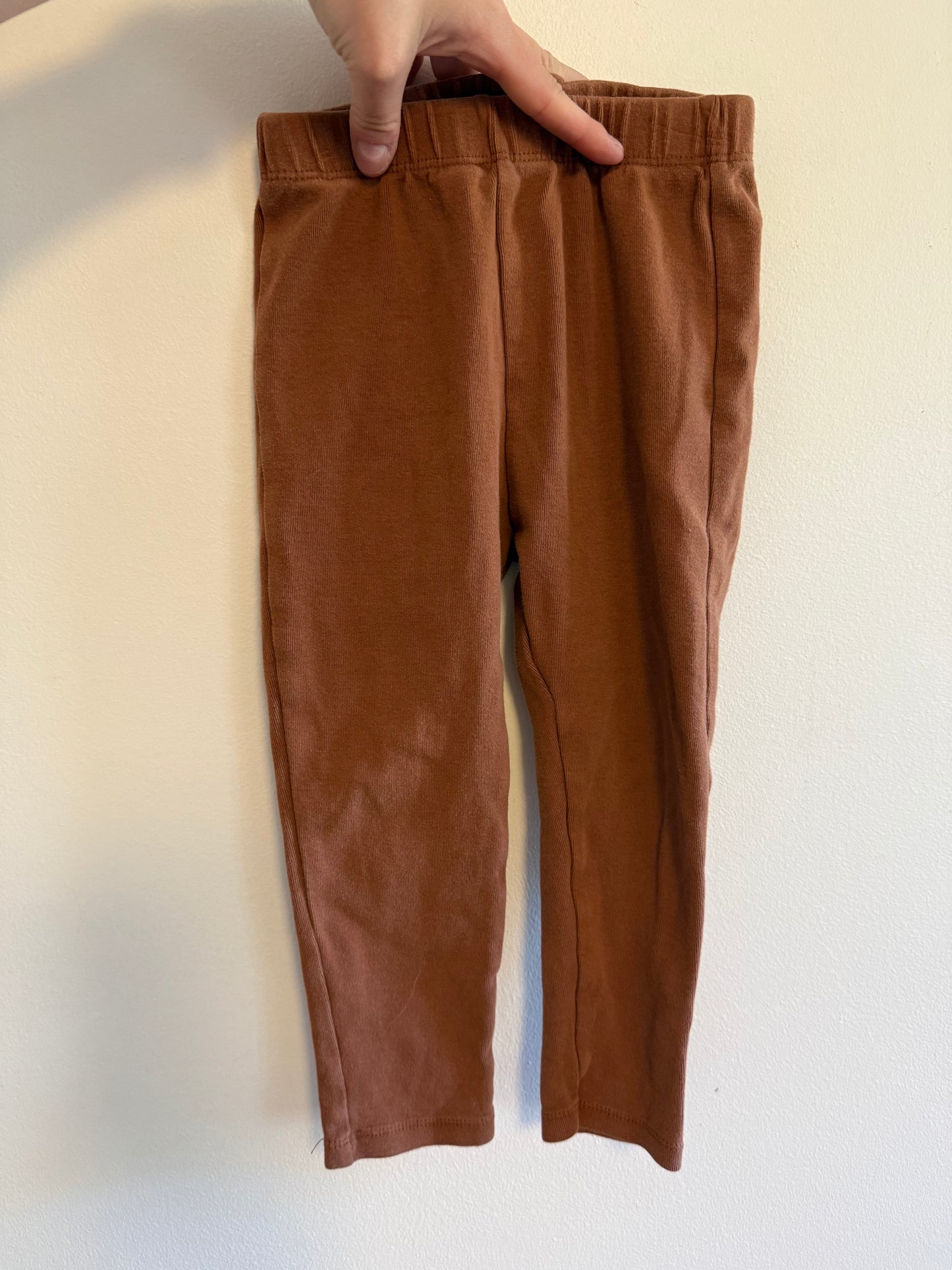 ZARA BROWN LEGGINS SIZE 2-3T