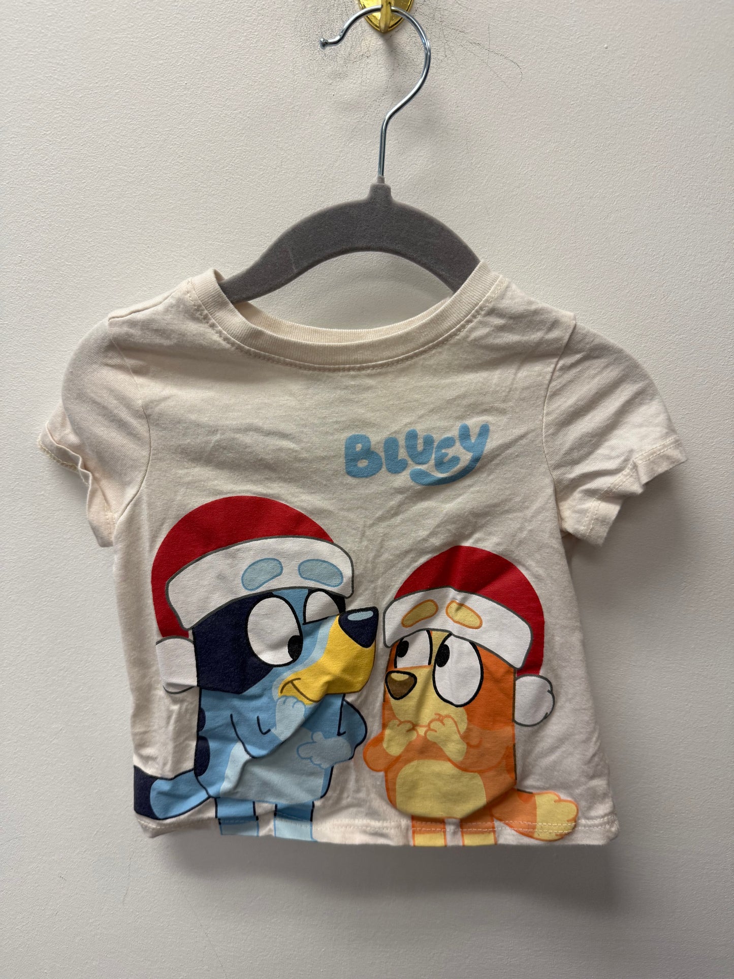 BLUEY CHRISTMAS SHIRT SIZE 12-18M