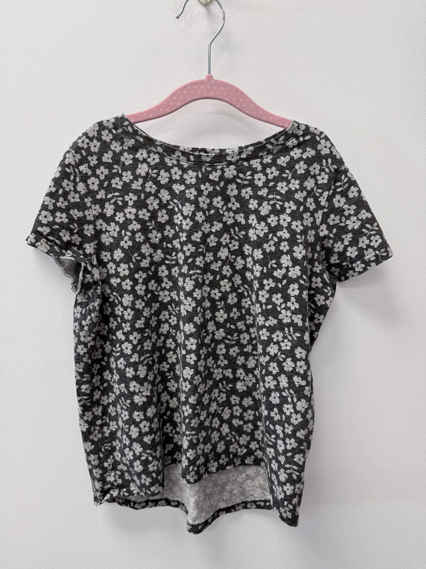 OLD NAVY FLORAL TEE SIZE 10-12