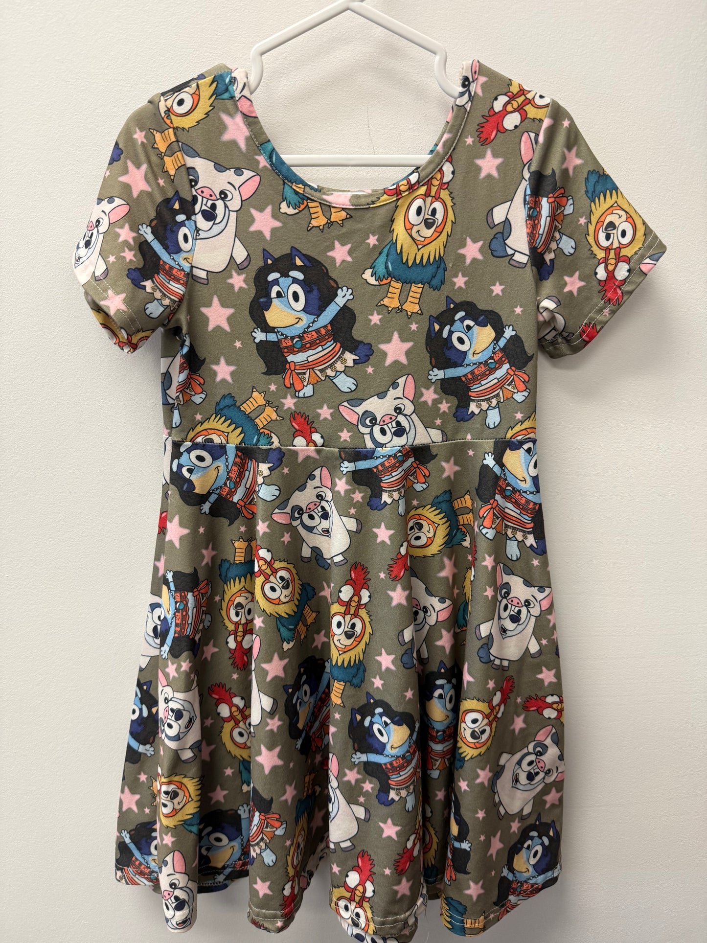 REBEL HOUSE BLUEY DRESS SIZE 7