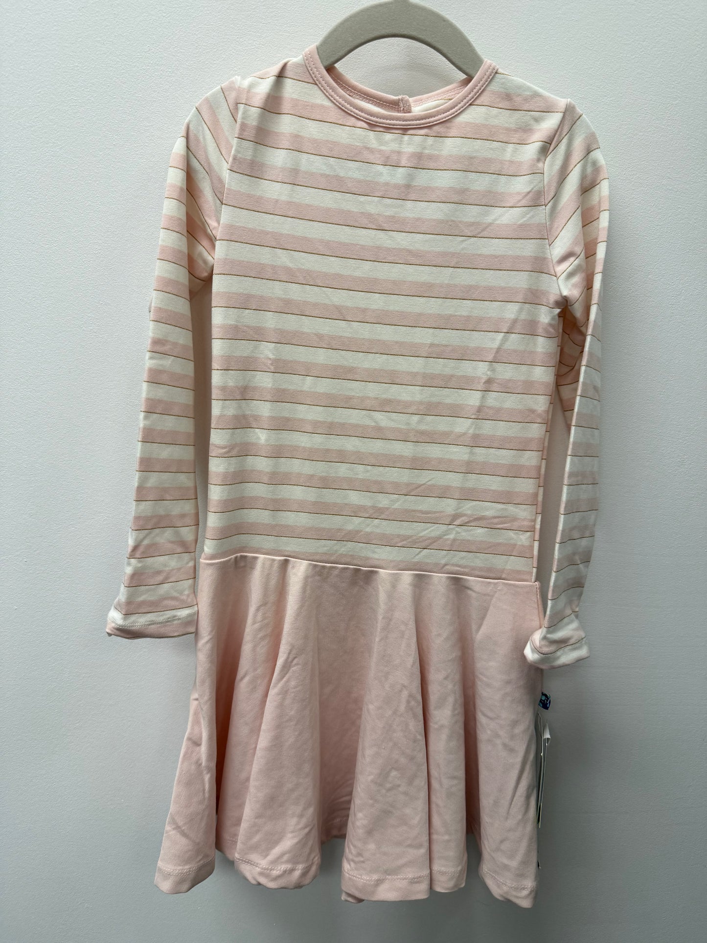 KICKEE PANTS STRIPPED JERSEY DRESS SIZE 6-8