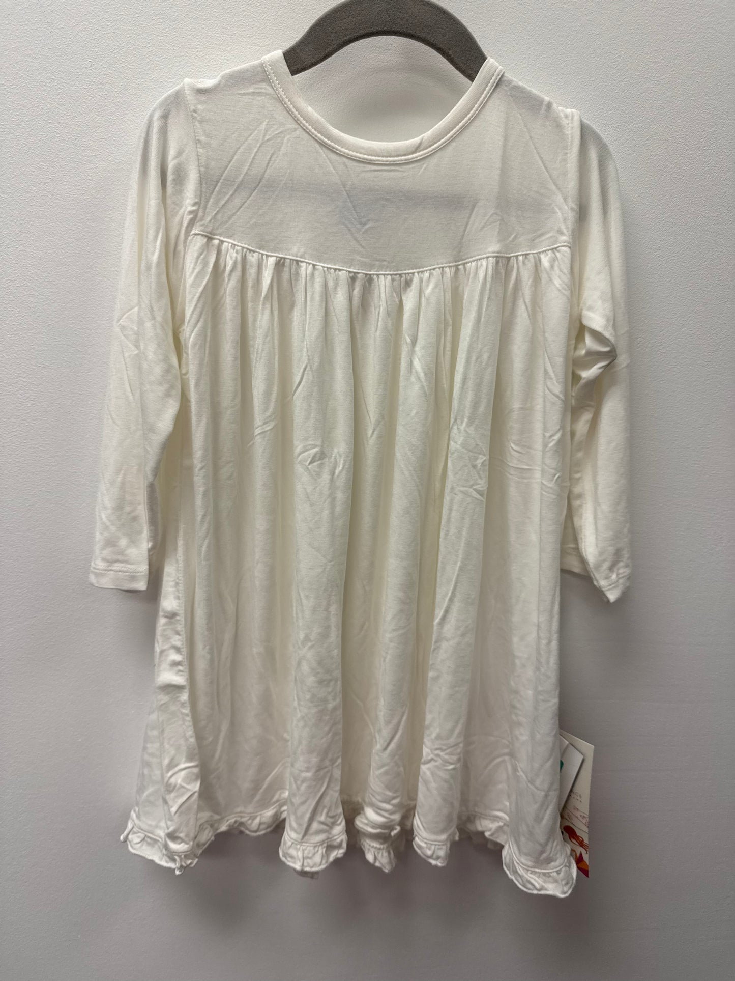 KICKEE PANTS WHITE SWING DRESS