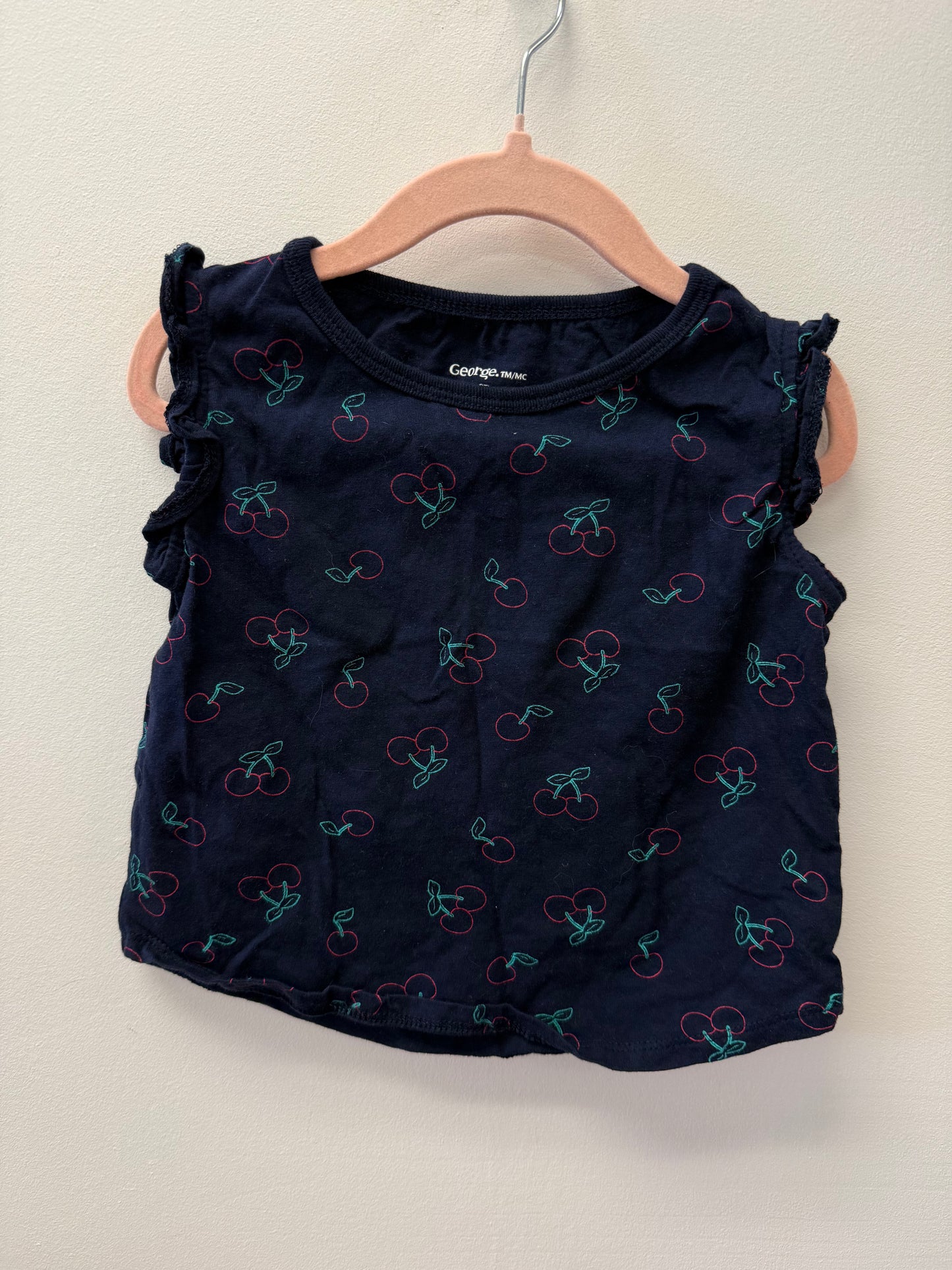 GEORGE CHERRY SHIRT SIZE 3T