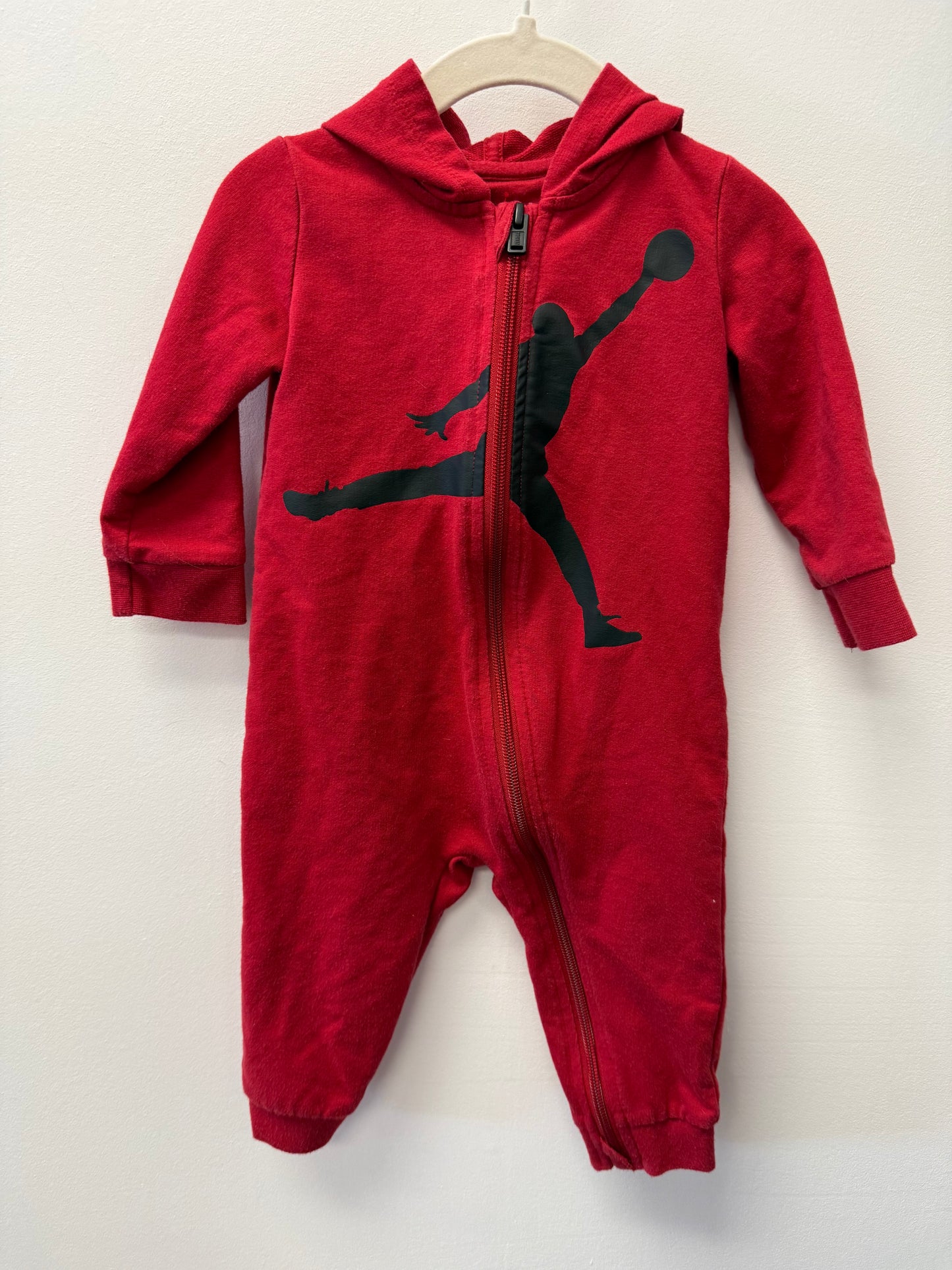 JORDAN RED ONE PIECE SIZE 12M