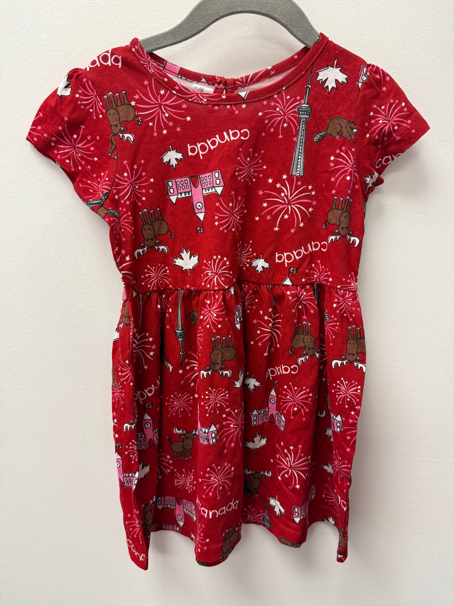 HAPP CANADA DAY DRESS SIZE 24M
