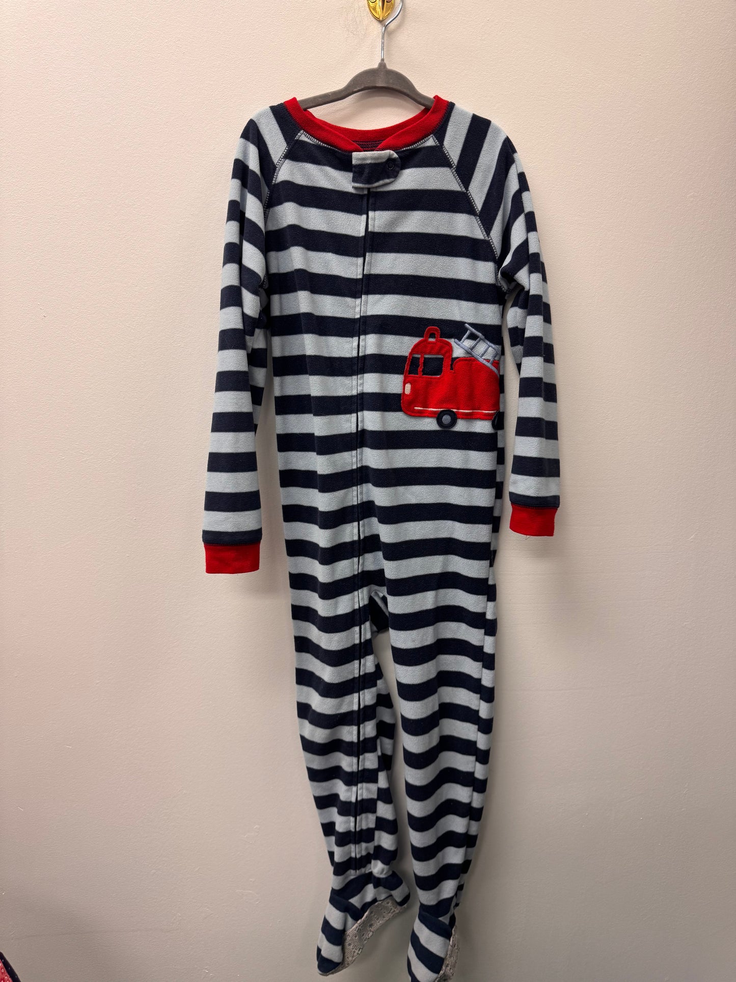 CARTERS FLEECE FIRETRUCK SLEEPER SIZE 5T